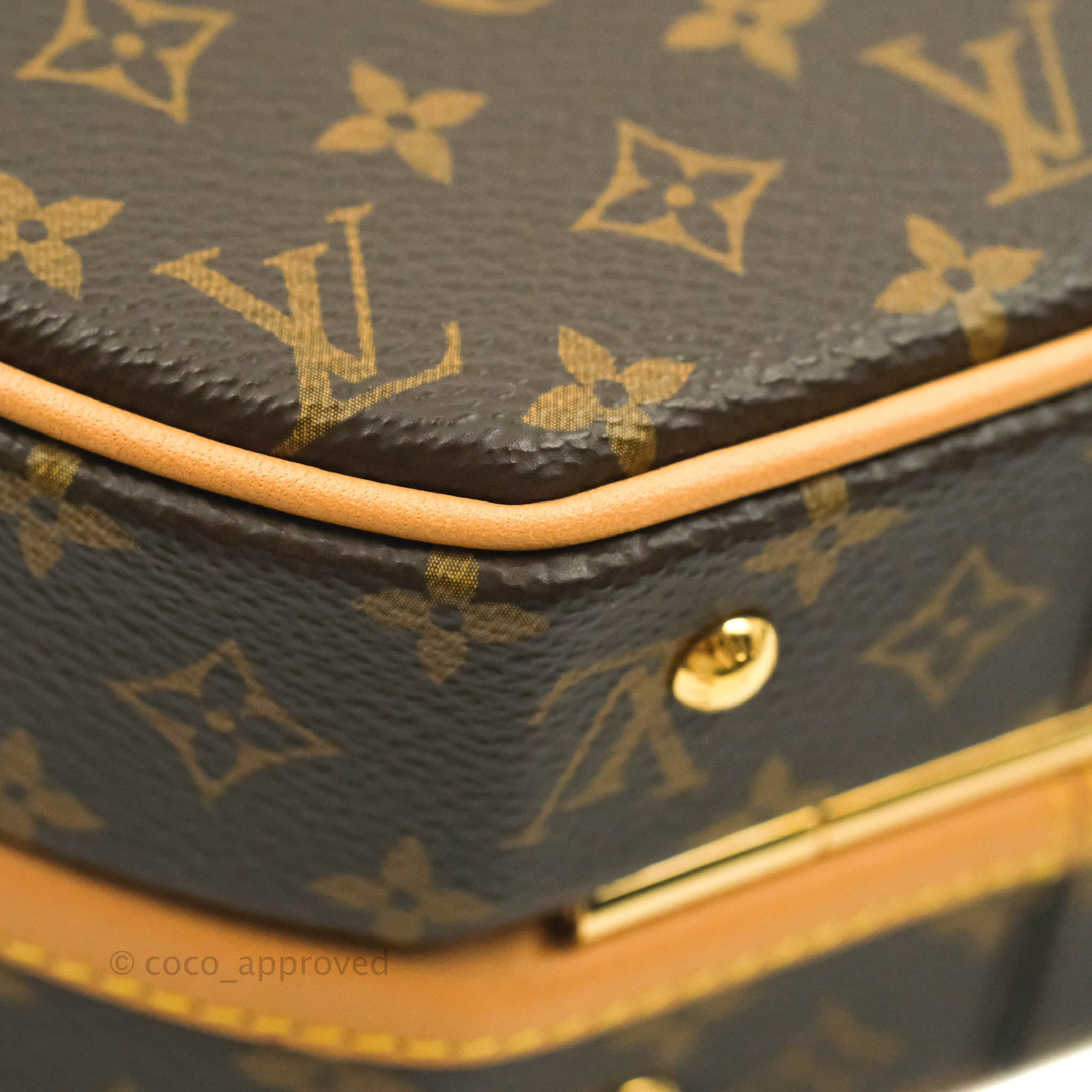 Louis Vuitton Petite Boite Chapeau Bag Monogram Canvas Brown 2280643