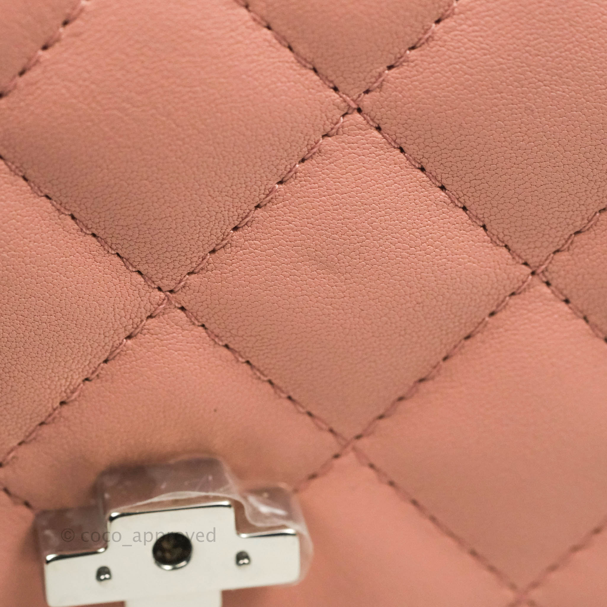Chanel Small CC Box Flap Bag Pink Calfskin Silver Hardware – Coco Approved  Studio