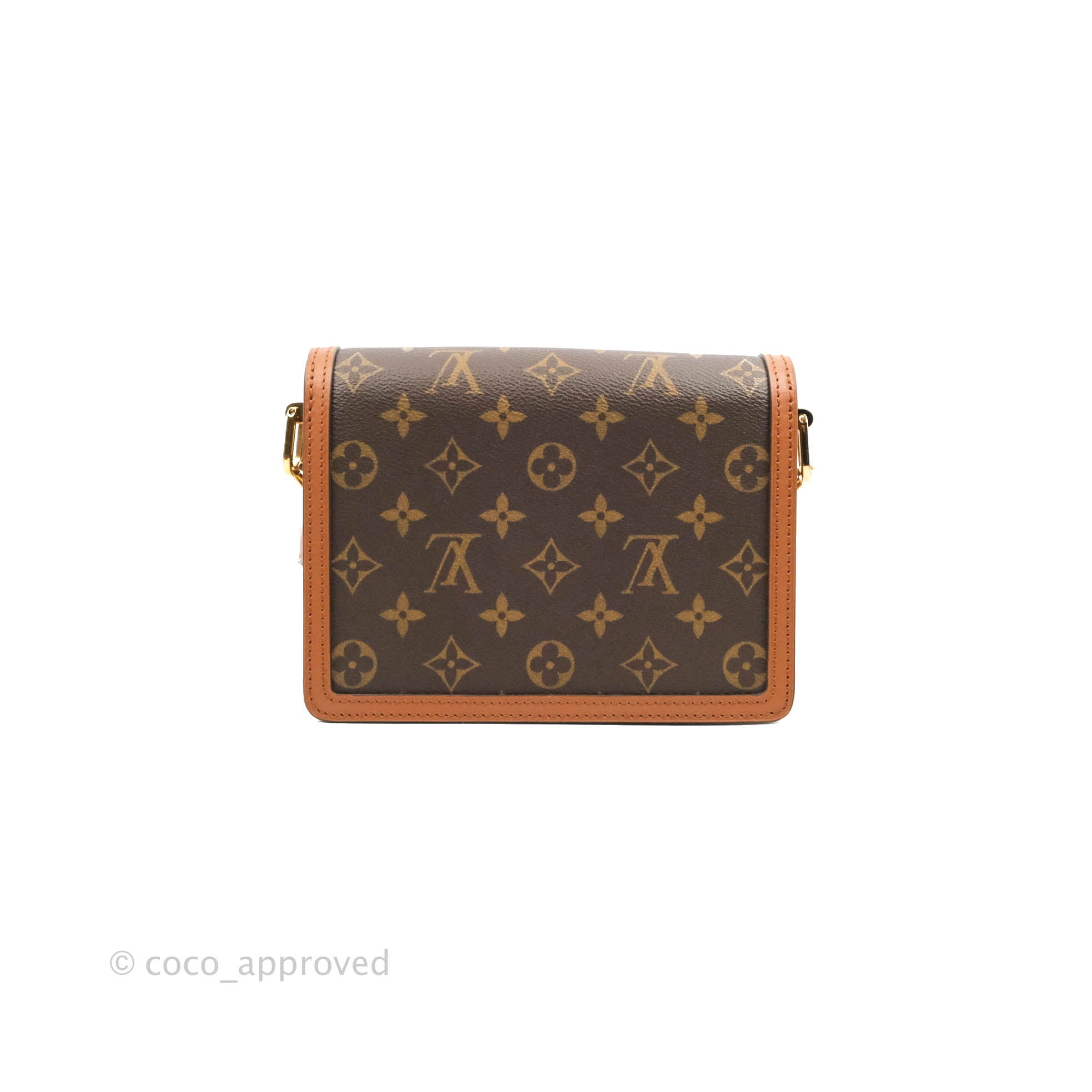 Louis Vuitton Mini Dauphine Monogram Tan Calfskin – Coco Approved Studio