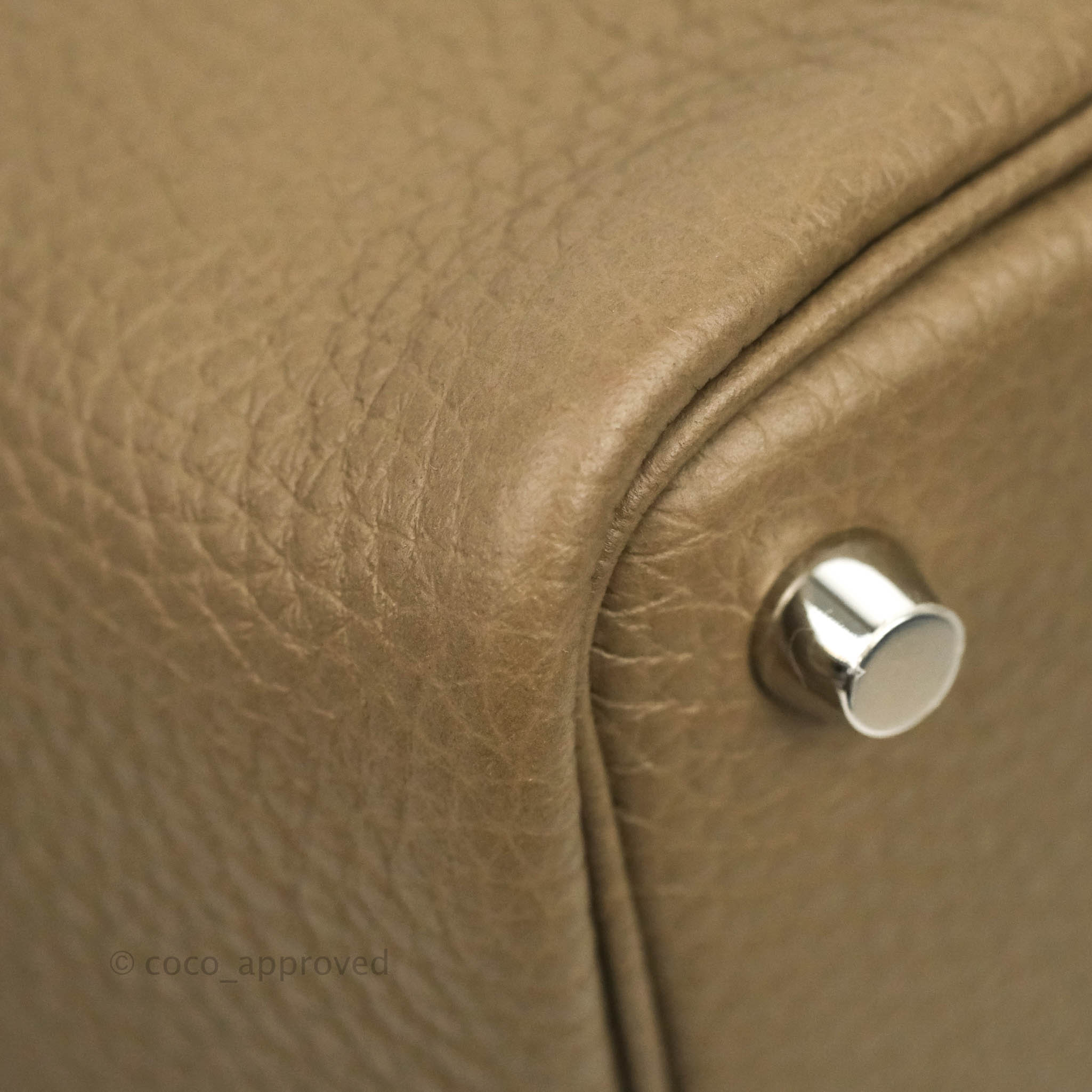 [New] Hermès Picotin Lock 18 | Etoupe, Clemence Leather, Palladium Hardware