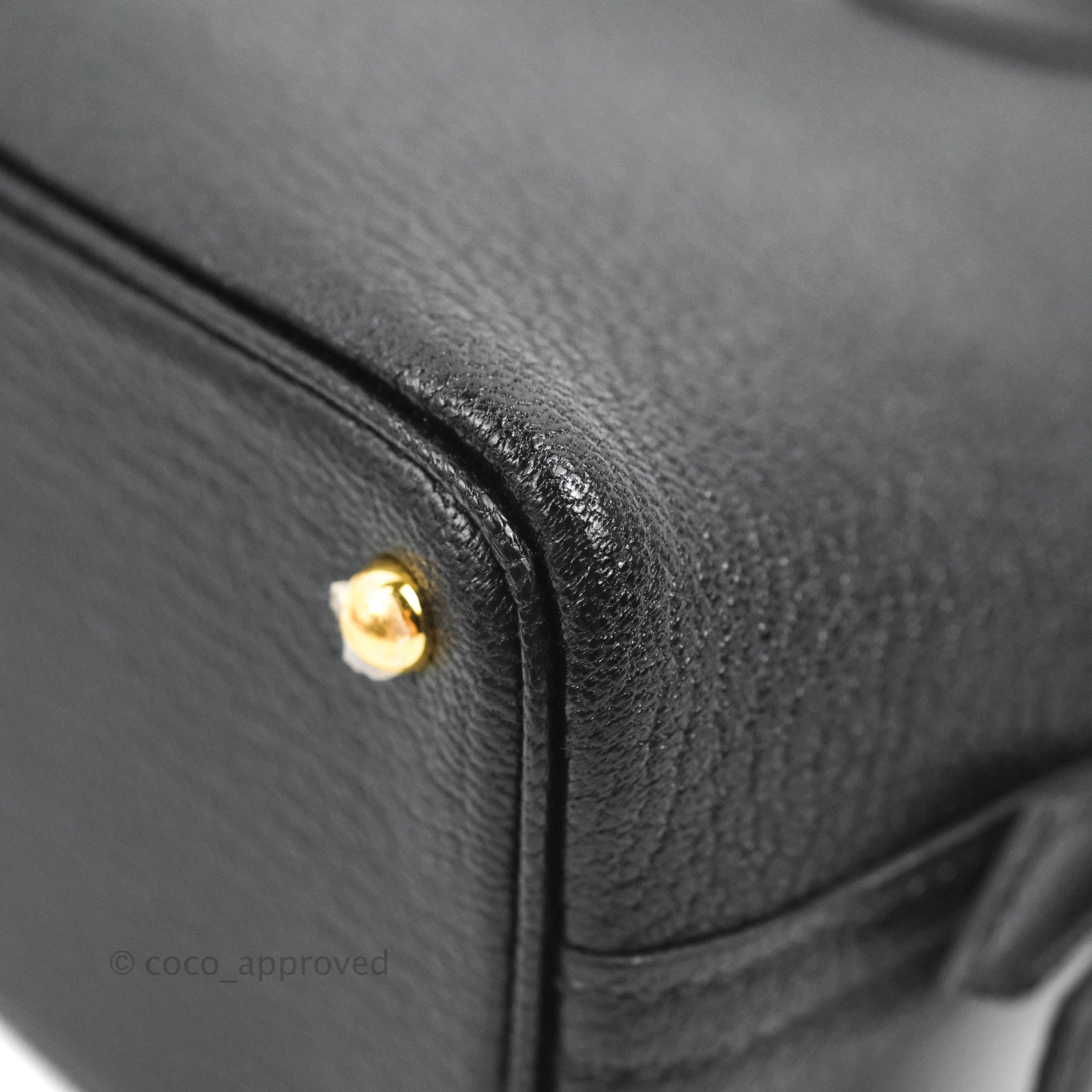 Hermès HERMES BAG BOLIDE MINI MINI MODEL POUCH 16CM BLACK CANVAS POUCH  Cloth ref.365033 - Joli Closet