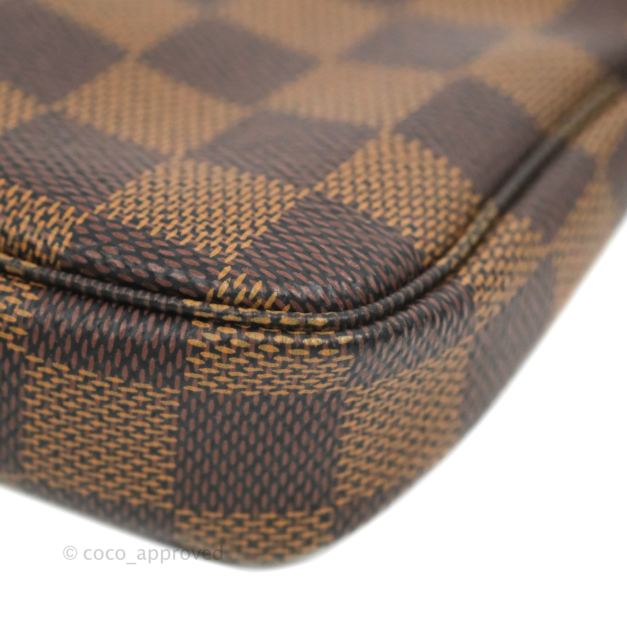 Louis Vuitton Damier Ebene Mini Pochette Accessories – Coco