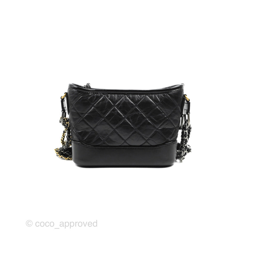 Chanel Bicolor Gabrielle Hobo Quilted Aged Calfskin Medium For Sale at  1stDibs