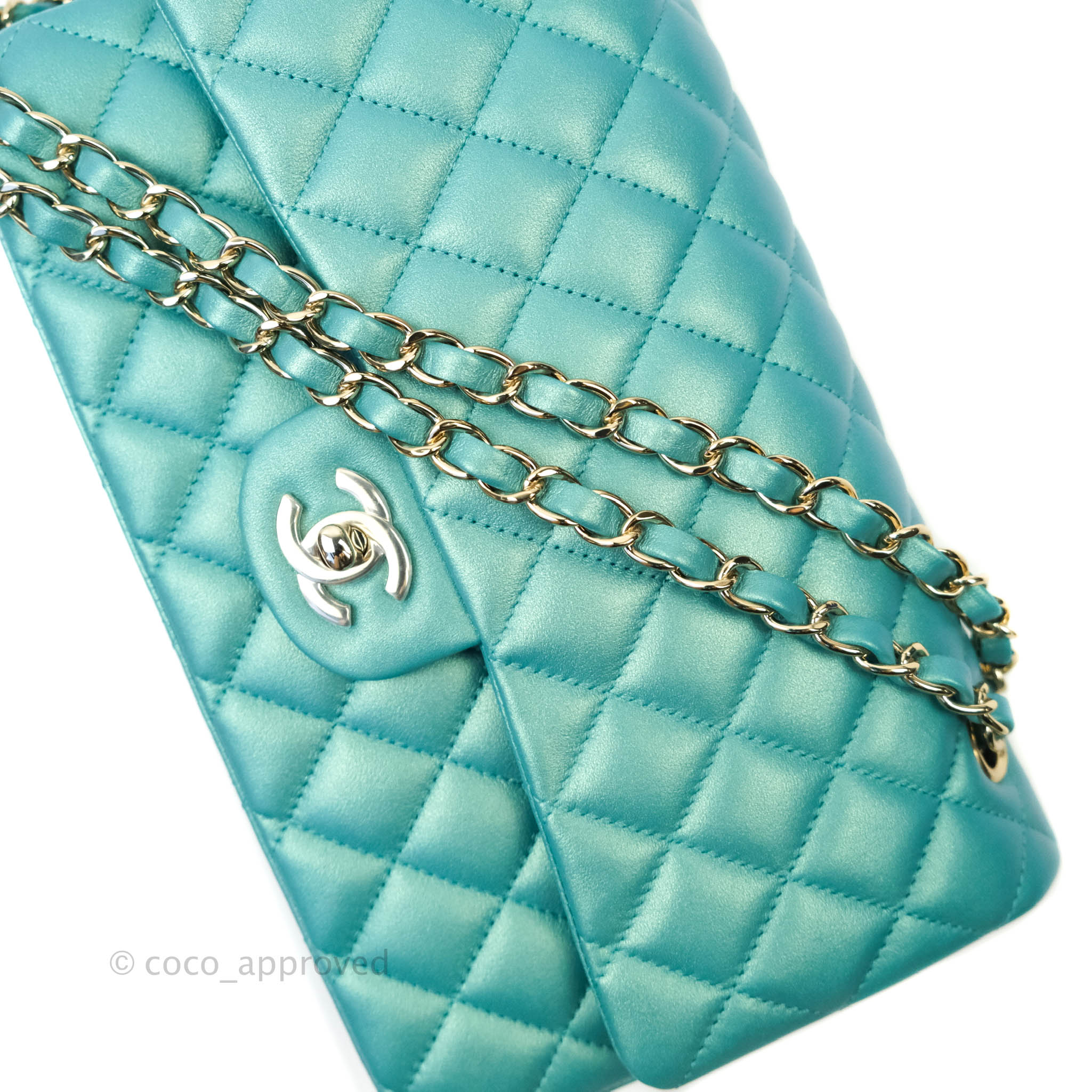 Chanel Jumbo Tiffany Blue