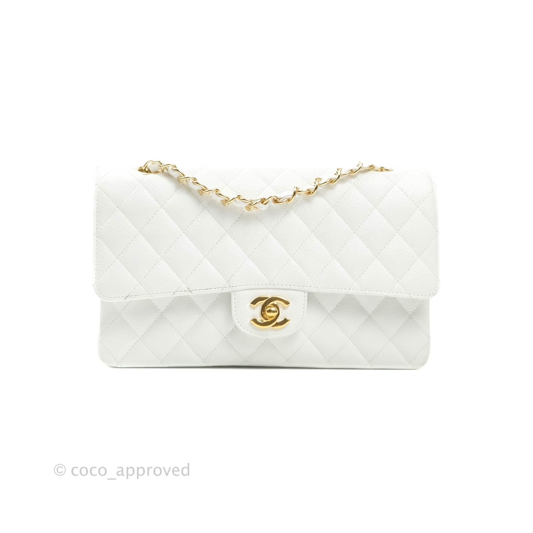 new white chanel bag authentic