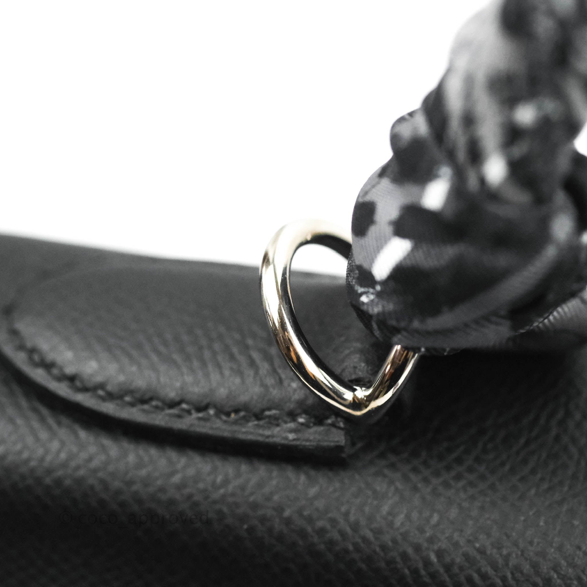 Hermès Kelly 28 Black Epsom With Silver Hardware - AG Concierge Fzco