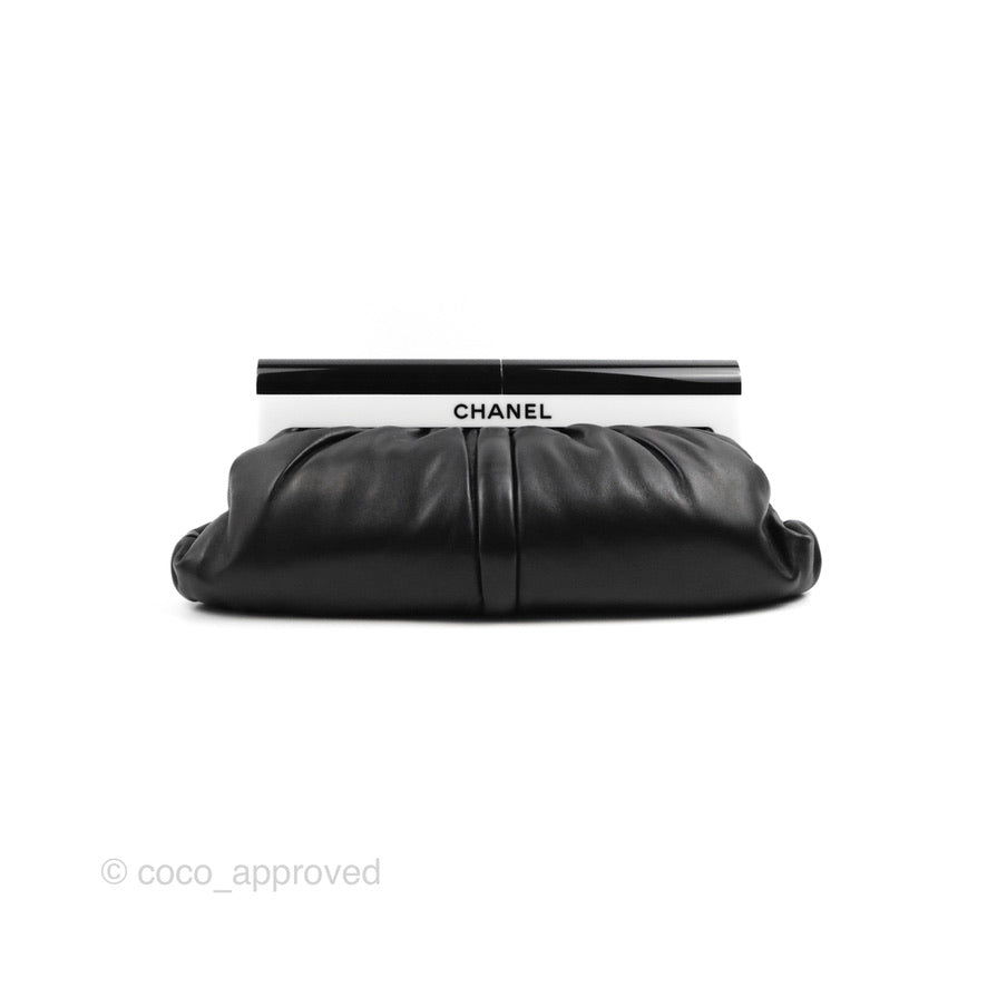 Chanel Puffy Clutch Black – Coco Approved Studio