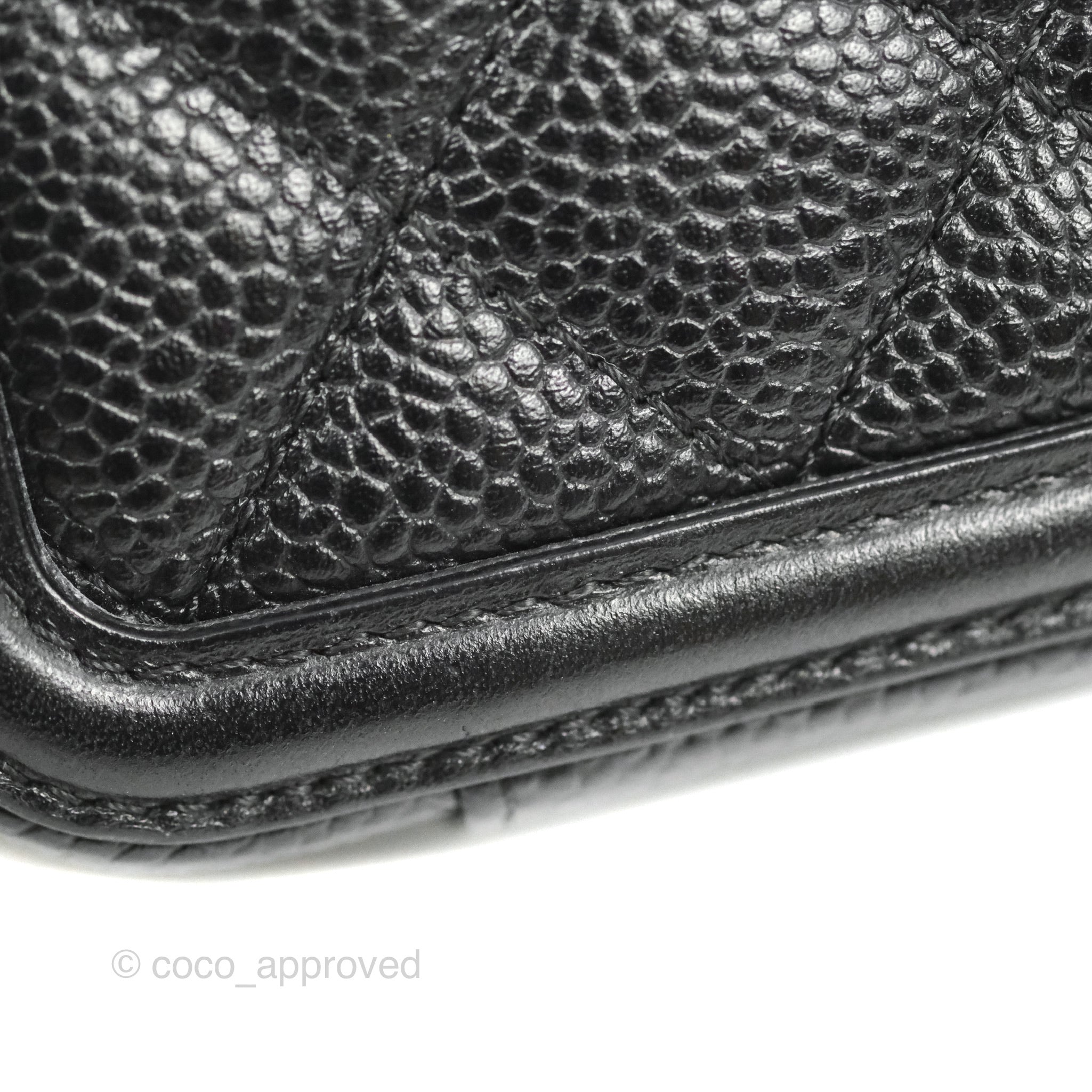 Chanel Black Caviar CC Filigree Round Chain Clutch Available For Immediate  Sale At Sotheby's