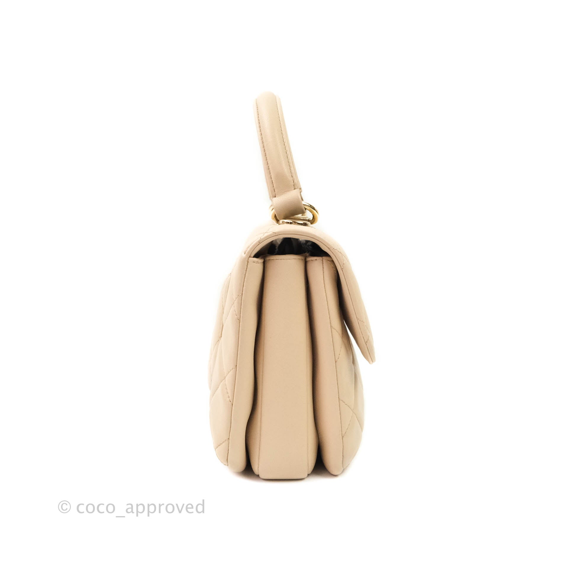 Chanel Trendy CC Small Light Beige Lambskin Gold Hardware – Coco