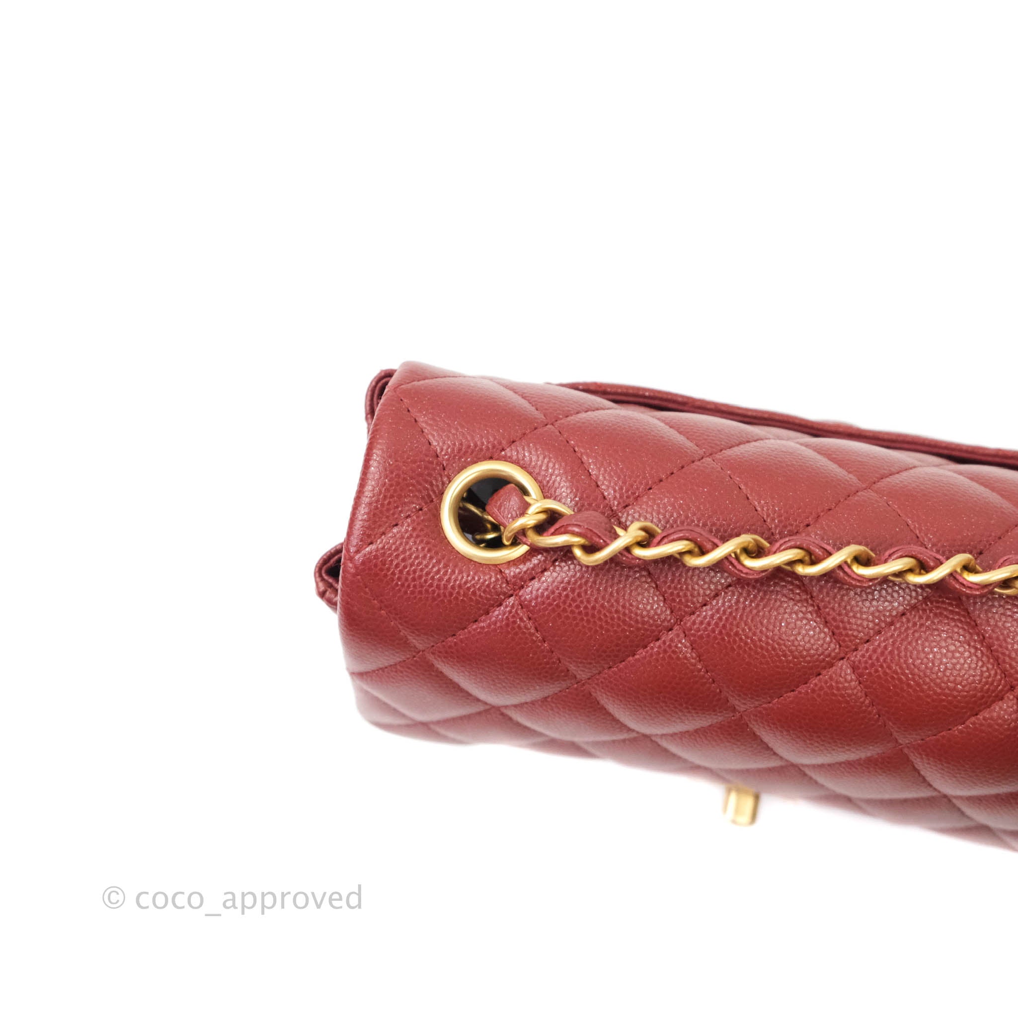 vintage red chanel purse