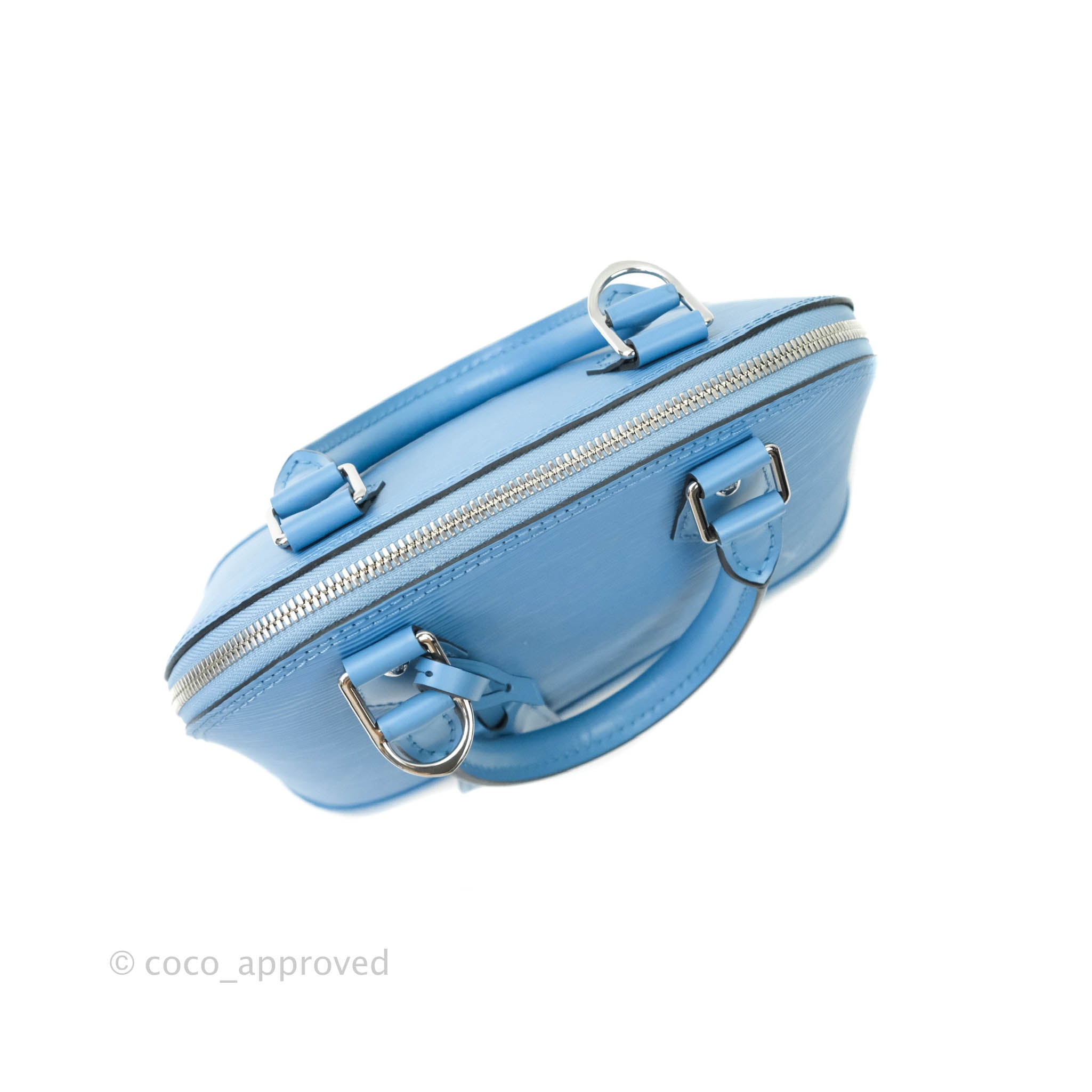 Louis Vuitton Bleuet Blue Epi Jacquard Alma BB Crossbody Bag – ASC Resale