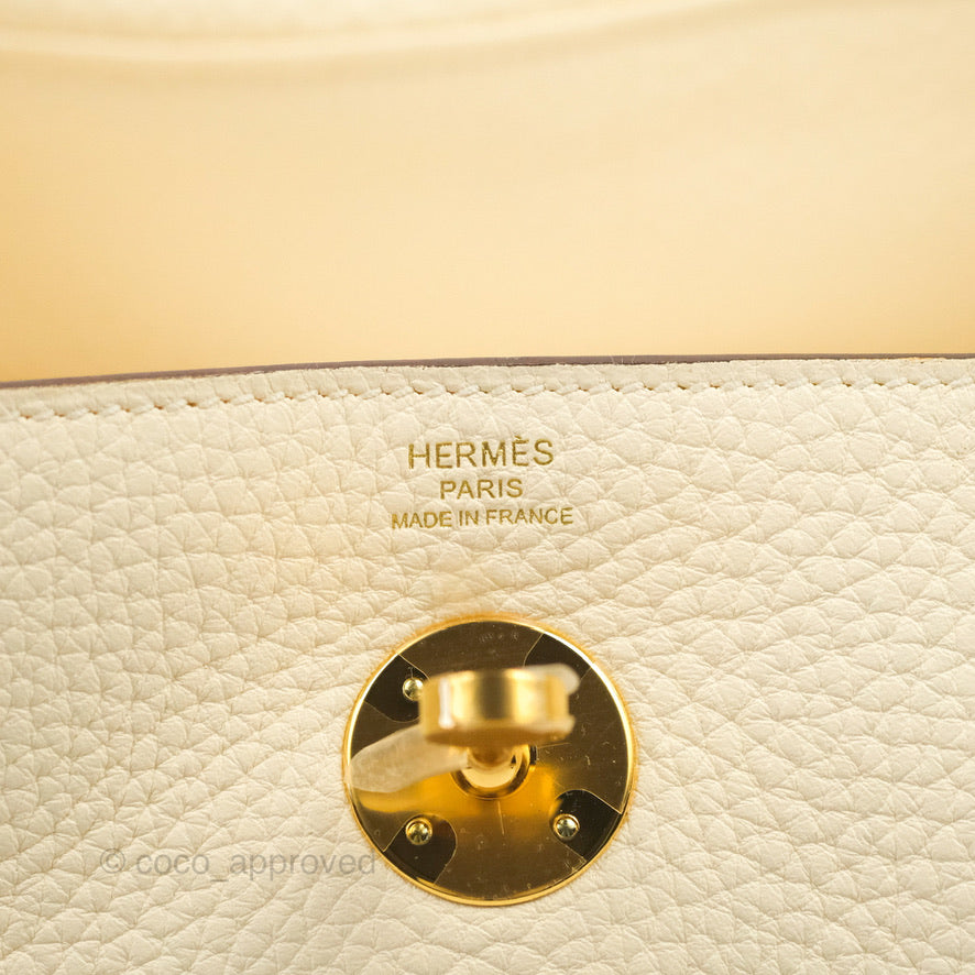 Hermes Mini Lindy Nata Clemence Gold Hardware - Vendome