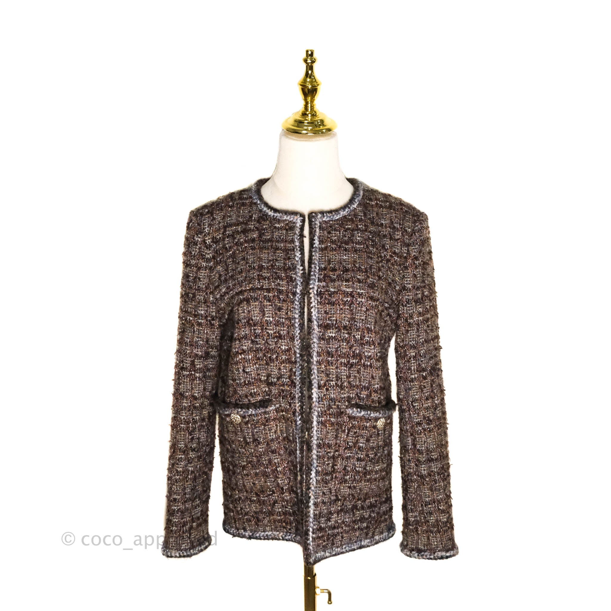 Chanel Tweed Jacket in Brown 2018-19F/W – Coco Approved Studio