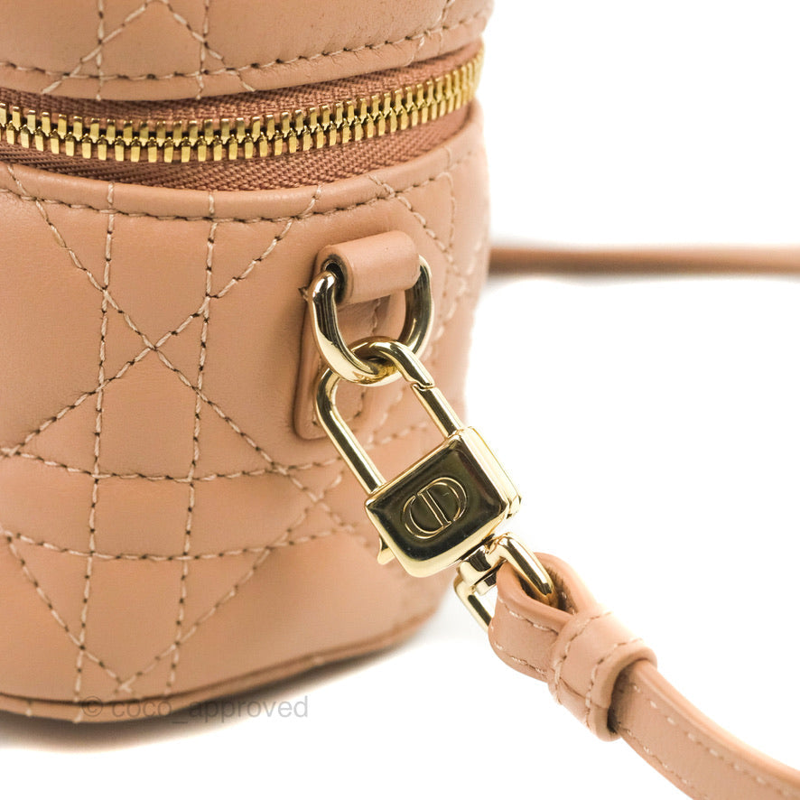 Christian Dior 2021 Cannage Micro Lady Dior Vanity Case - Pink Mini Bags,  Handbags - CHR360954