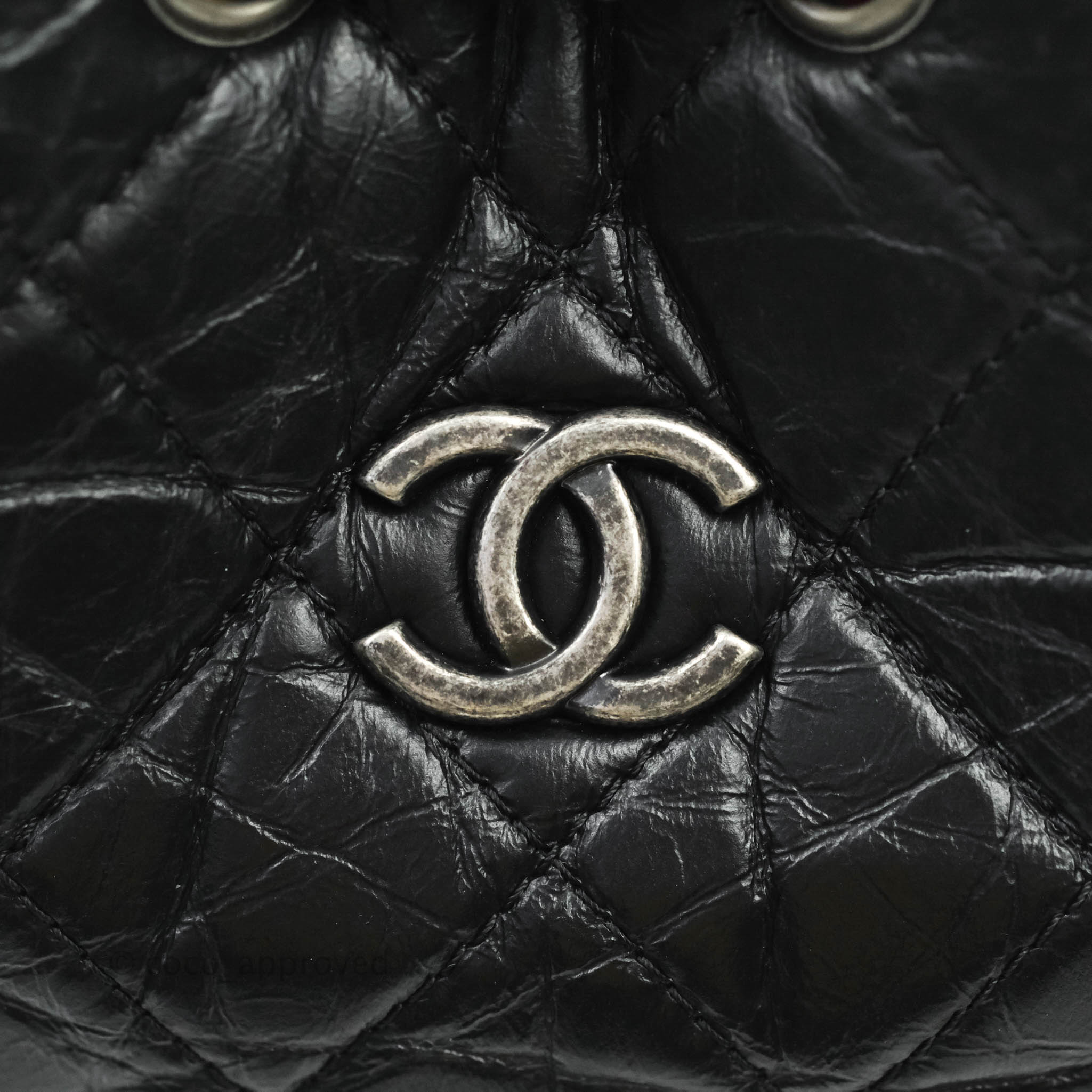 Chanel Small Chevron Gabrielle Backpack Aged Calfskin Grey – Coco Approved  Studio