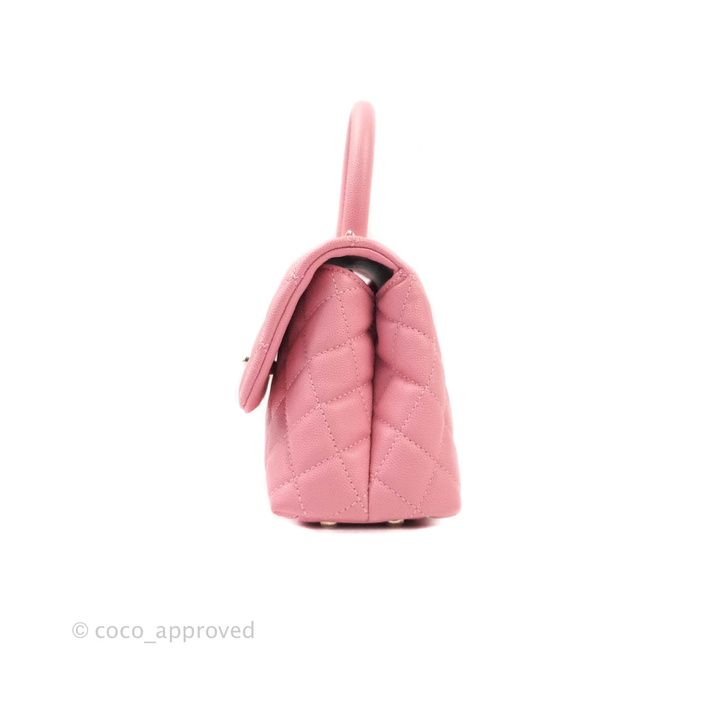 chanel mini coco handle pink