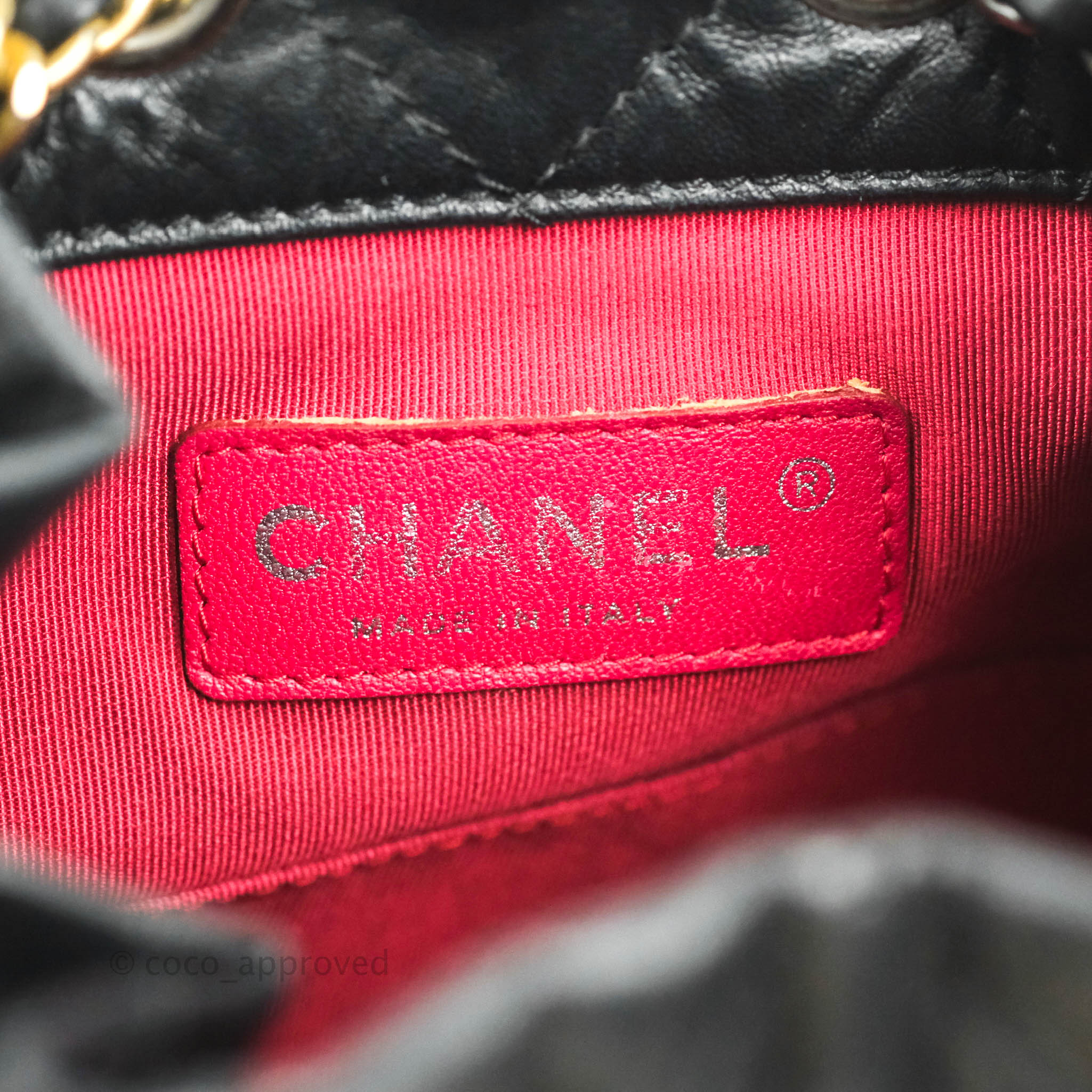 Chanel Medium Gabrielle Backpack Quilted Red Aged Calfskin – Coco Approved  Studio