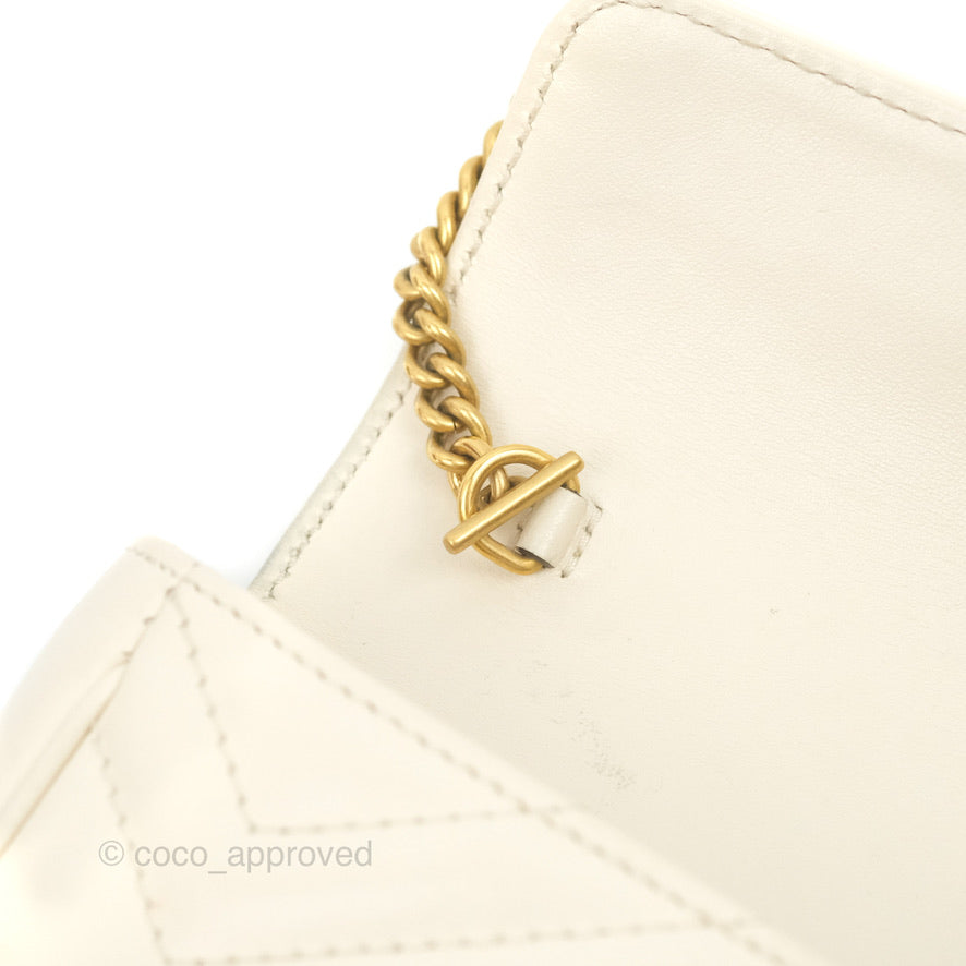 Gucci GG Marmont Matelassé Leather Super Mini Bag Ivory – Coco
