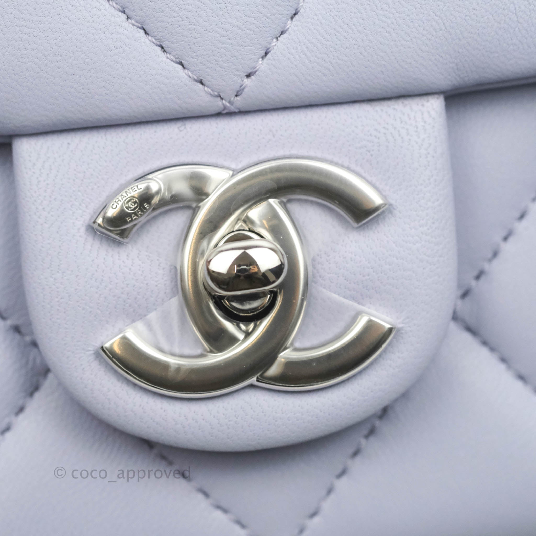 Chanel Quilted My Perfect Mini With Pearl Lilac Lambskin Silver Hardwa –  Coco Approved Studio