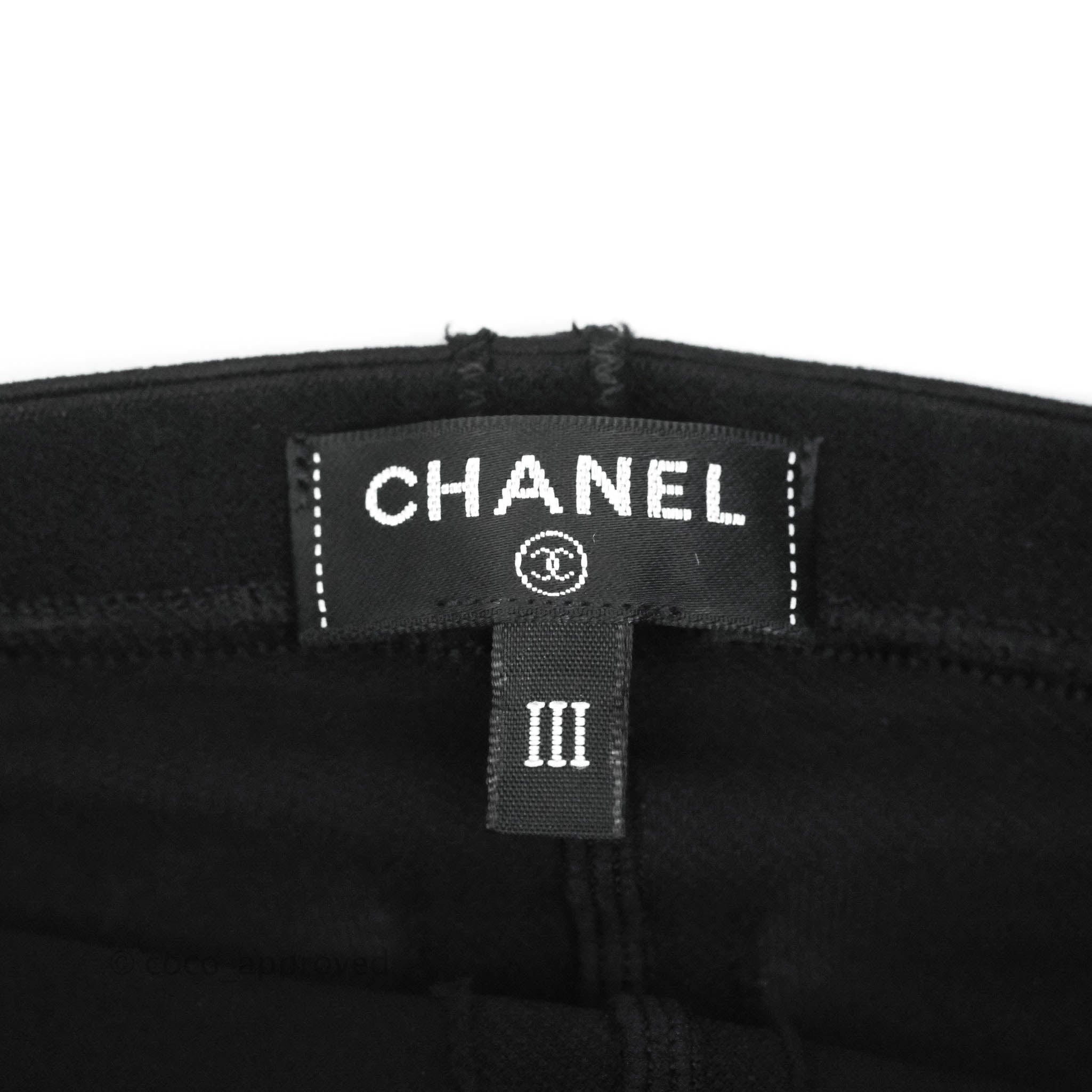 CHANEL, Accessories, New Chanel Black Cc Coco Sheer Leggings Pantyhose