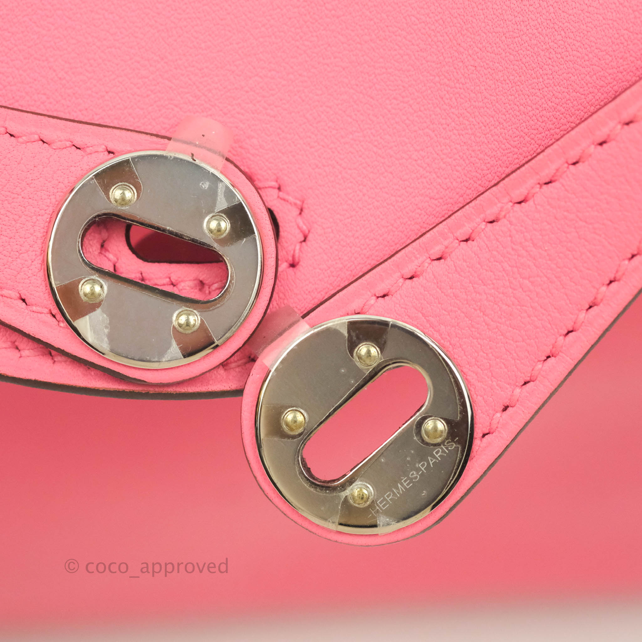 Hermès Mini Lindy 20 Rose Ete Swift Palladium Hardware – Coco