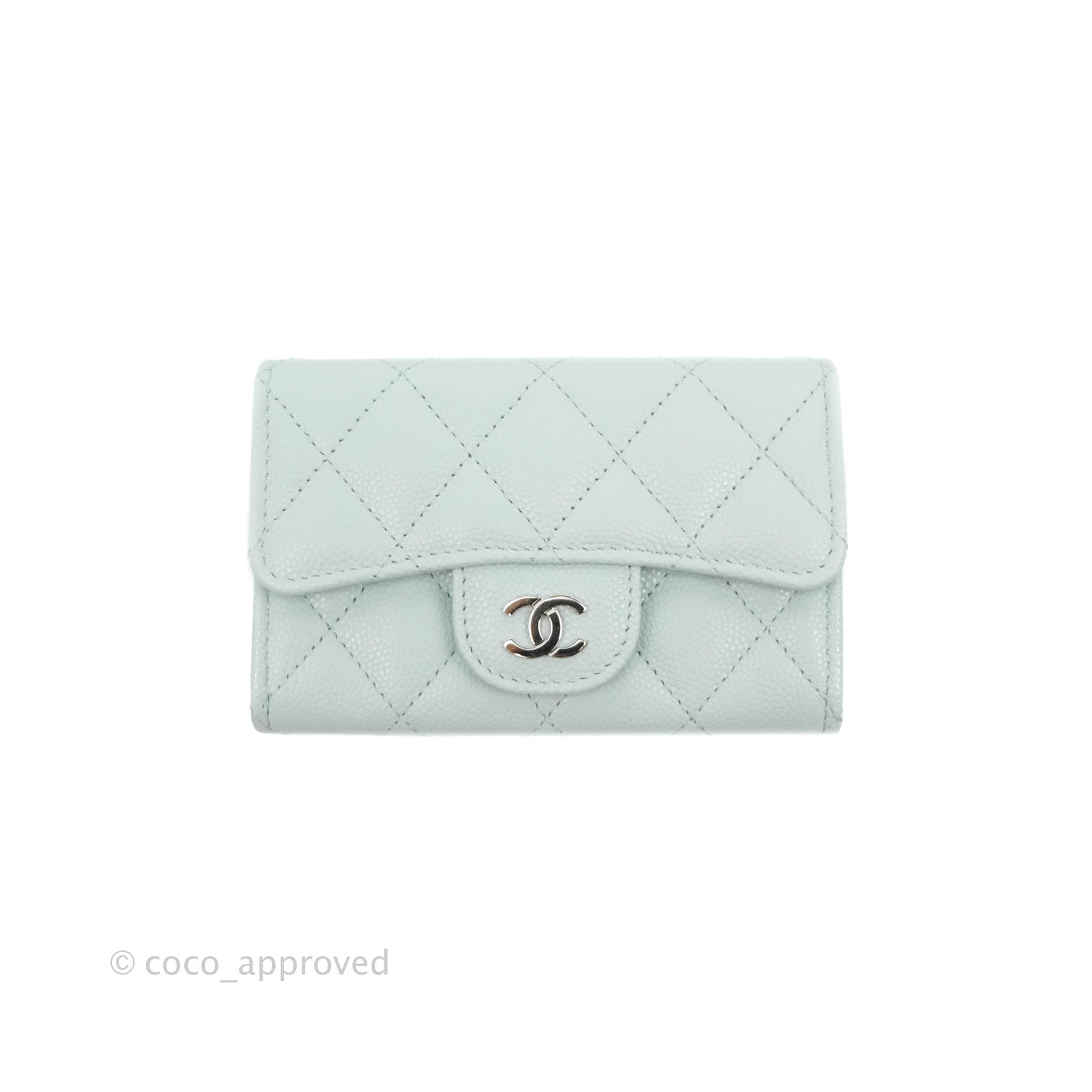 Chanel Boy Card Holder Quilted Caviar at 1stDibs