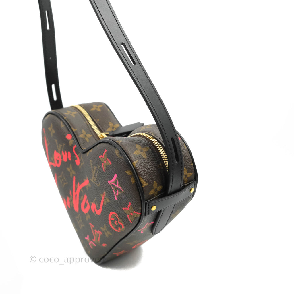 Louis Vuitton Fall In Love Sac Cœur Crossbody Black Monogram Canvas Limited Edition