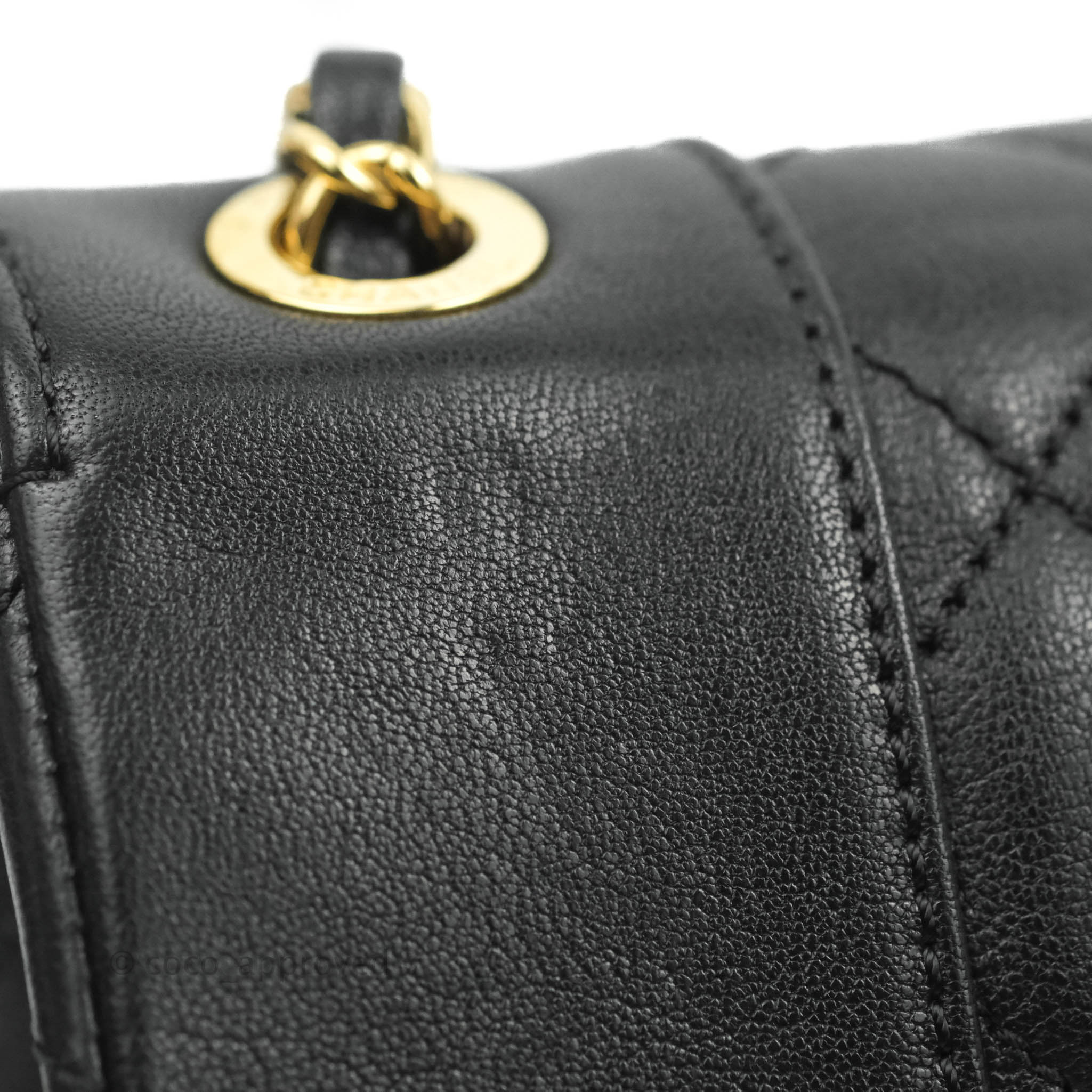 Chanel Mademoiselle Flap Bag Black Calfskin Gold Hardware – Coco