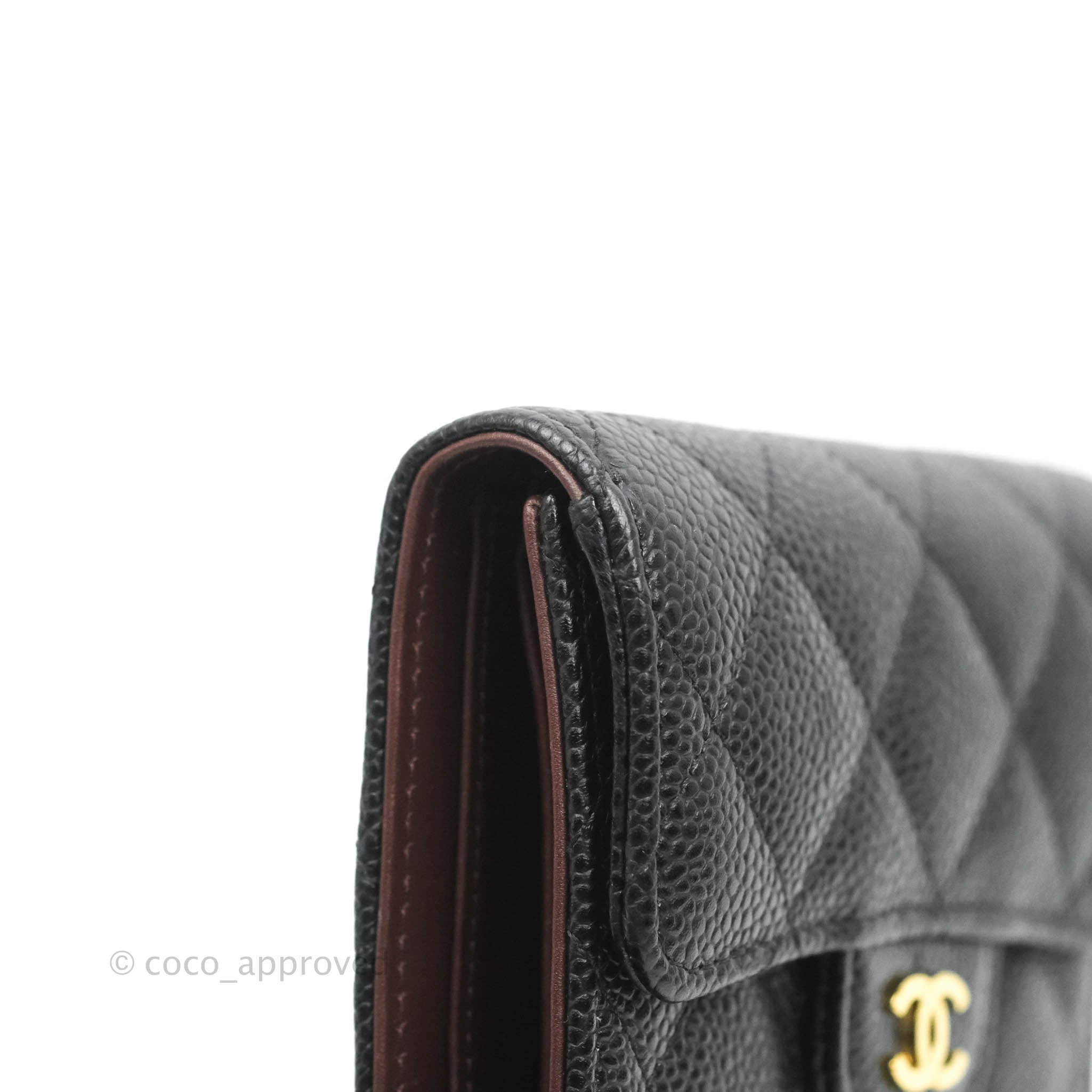 chanel canvas pouch