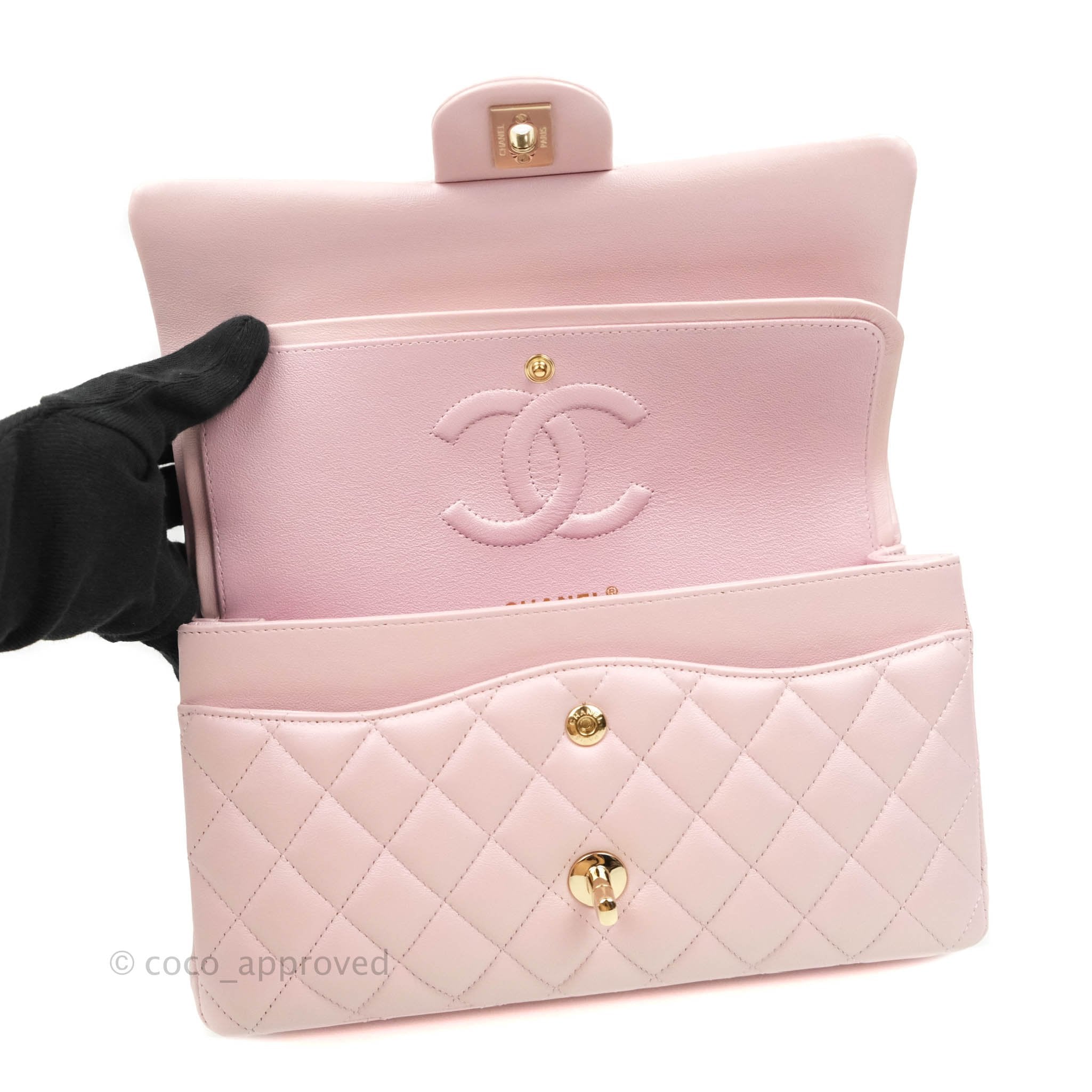 Chanel Classic Quilted Caviar Double Flap Matte Iridescent Jumbo