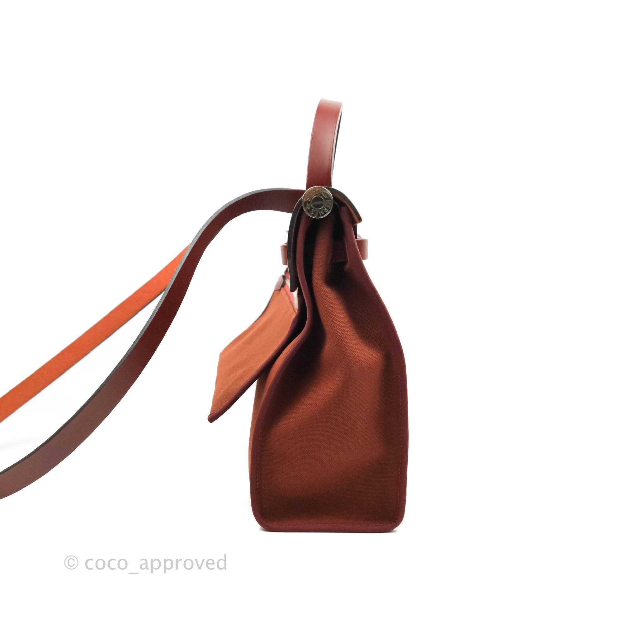 Hermes Rouge H Sellier Herbag Zip 31 PM Bag – The Closet