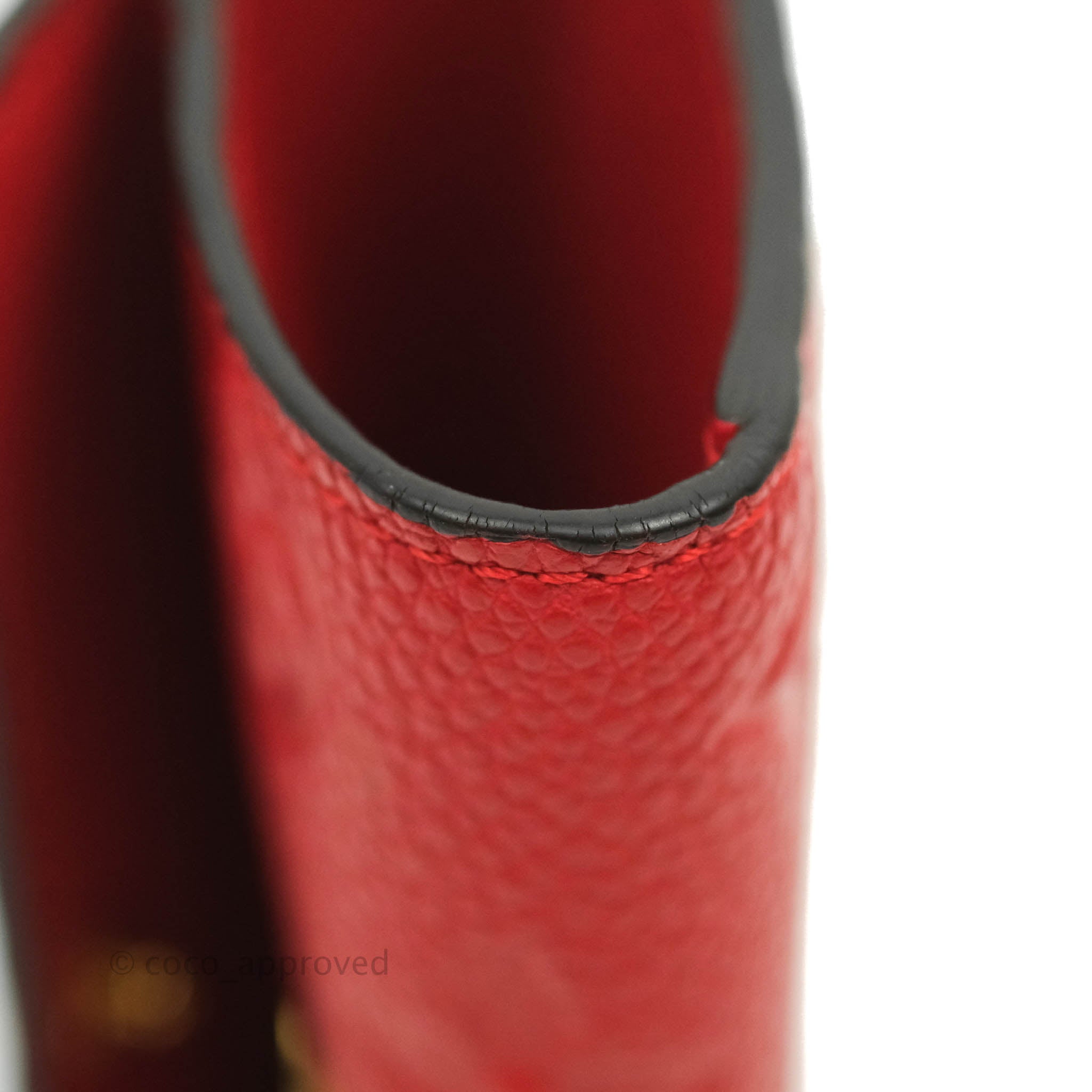 Louis Vuitton Scarlet Empreinte 6 Key Holder (Deep True Red