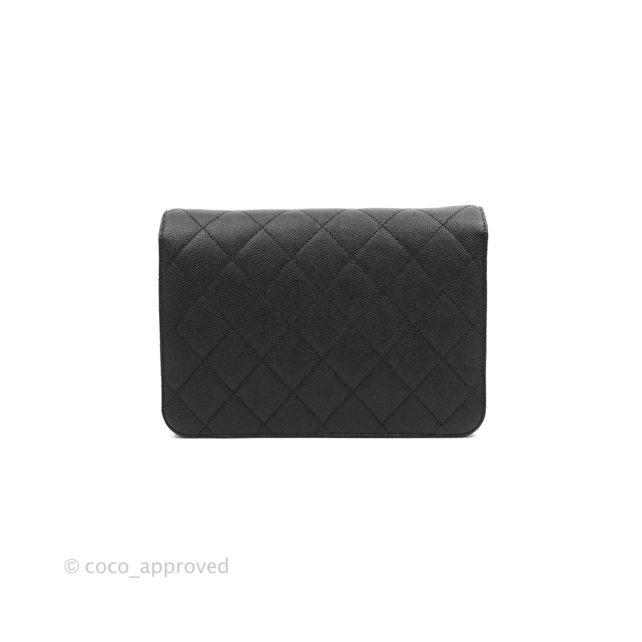 Chanel Quilted Small Boy Flap Wallet Black Caviar Gold Hardware – Coco  Approved Studio