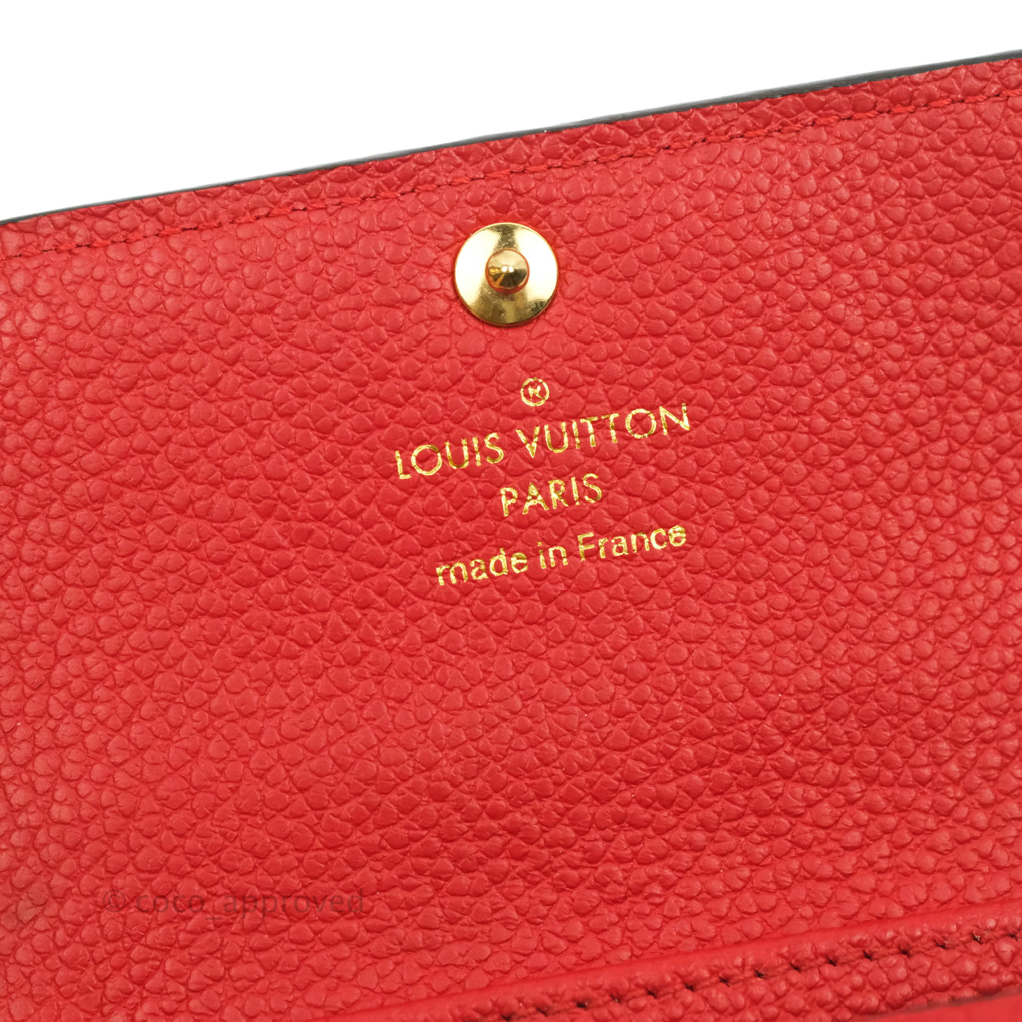 $300 Louis Vuitton LV Logo Red Epi Textured Leather 6 Key Holder -  Lust4Labels