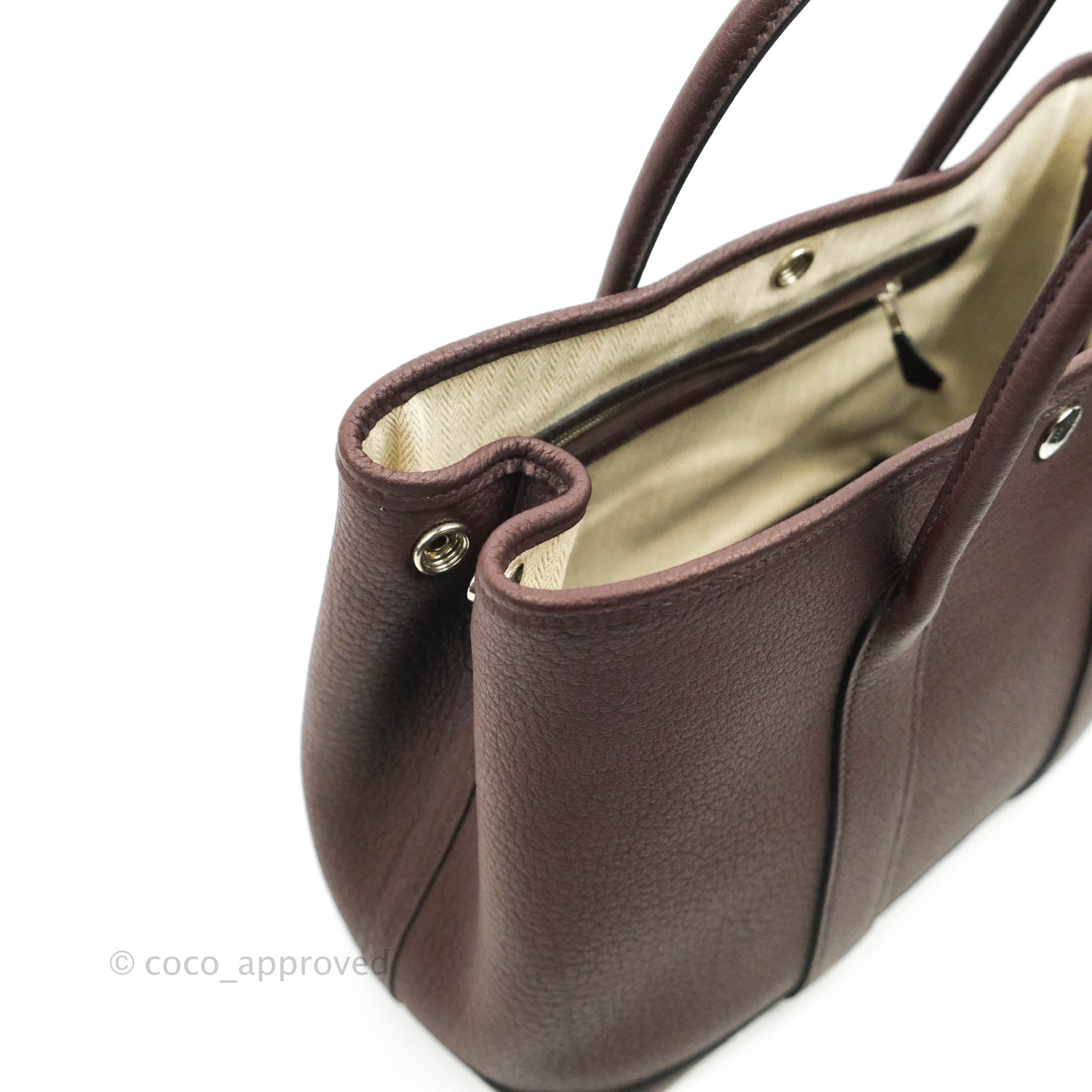 Hermès Garden Party 30 Rouge Sellier Negonda – Coco Approved