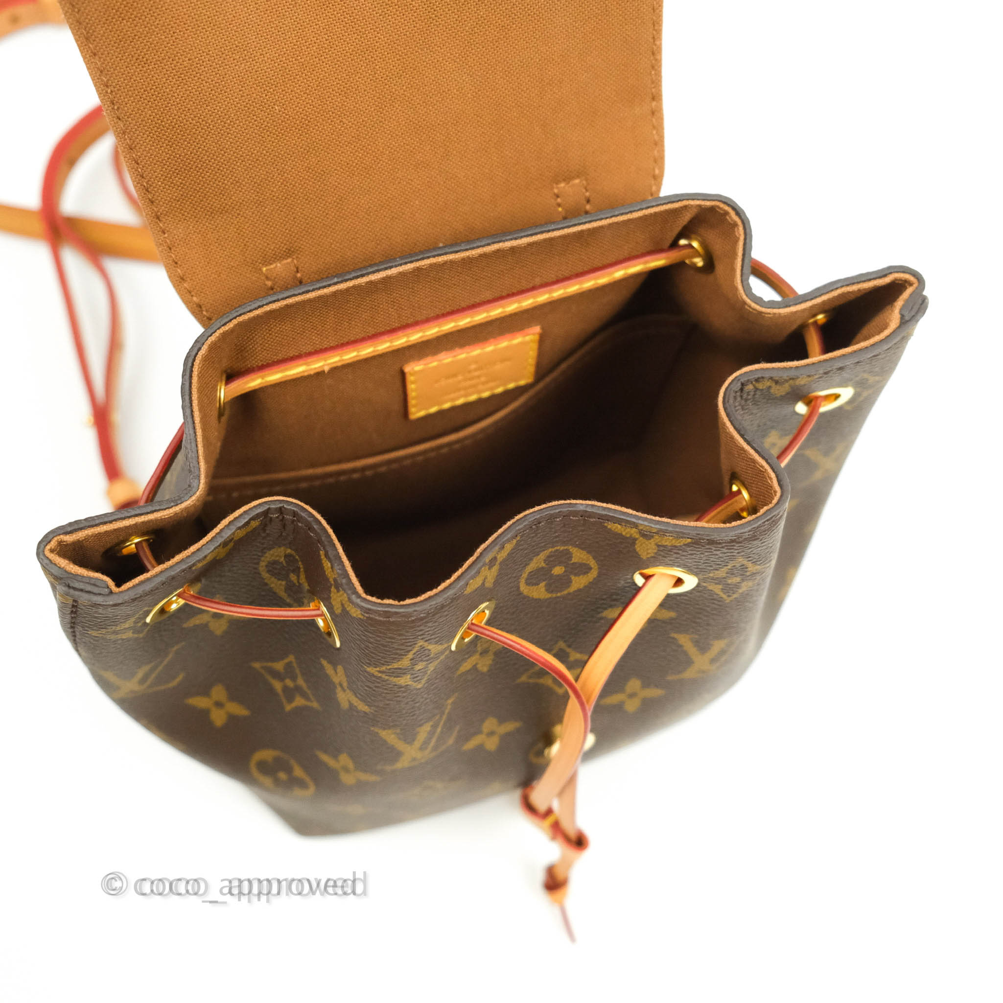 Montsouris BB Monogram Canvas/Colored leather - Handbags