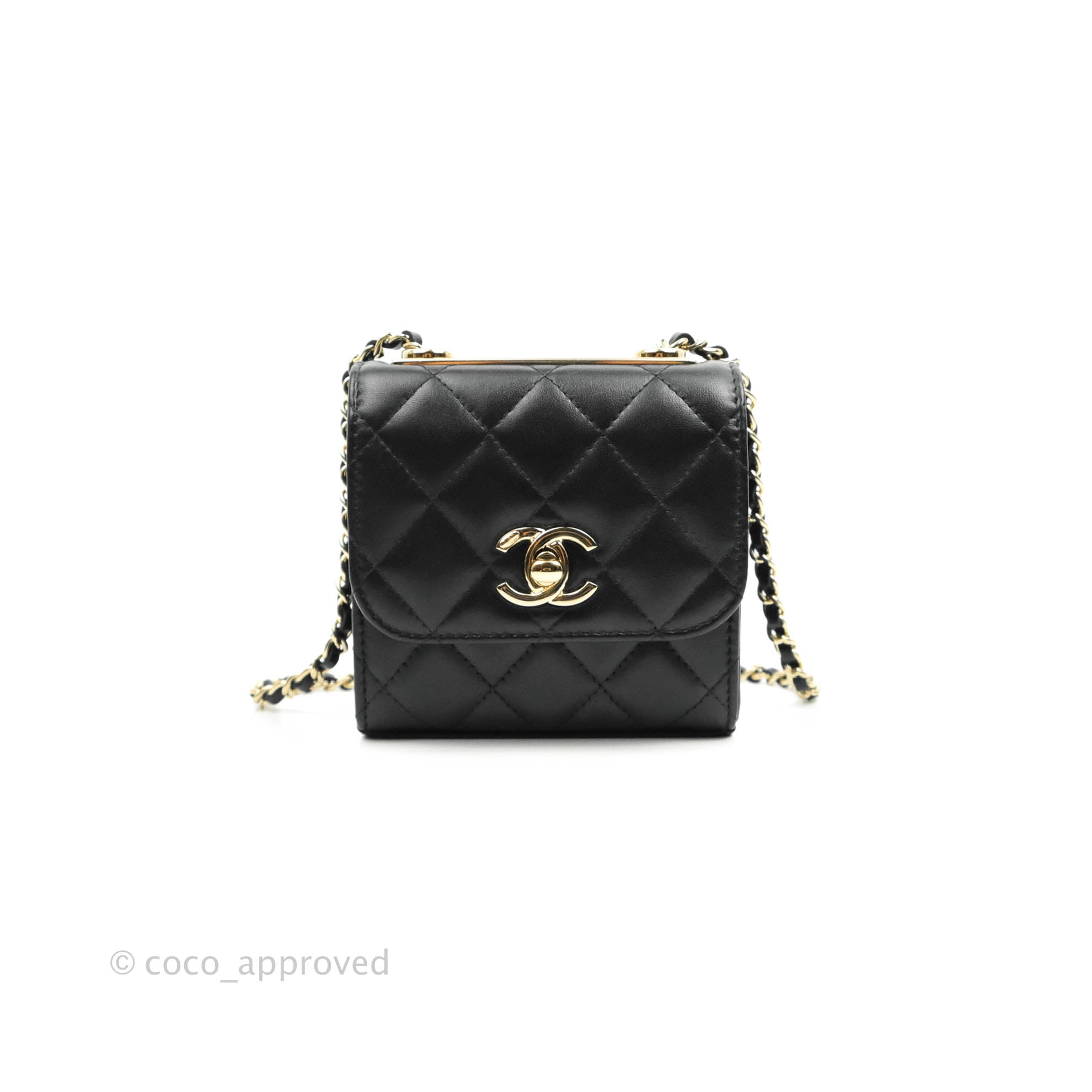 chanel trendy cc clutch with chain