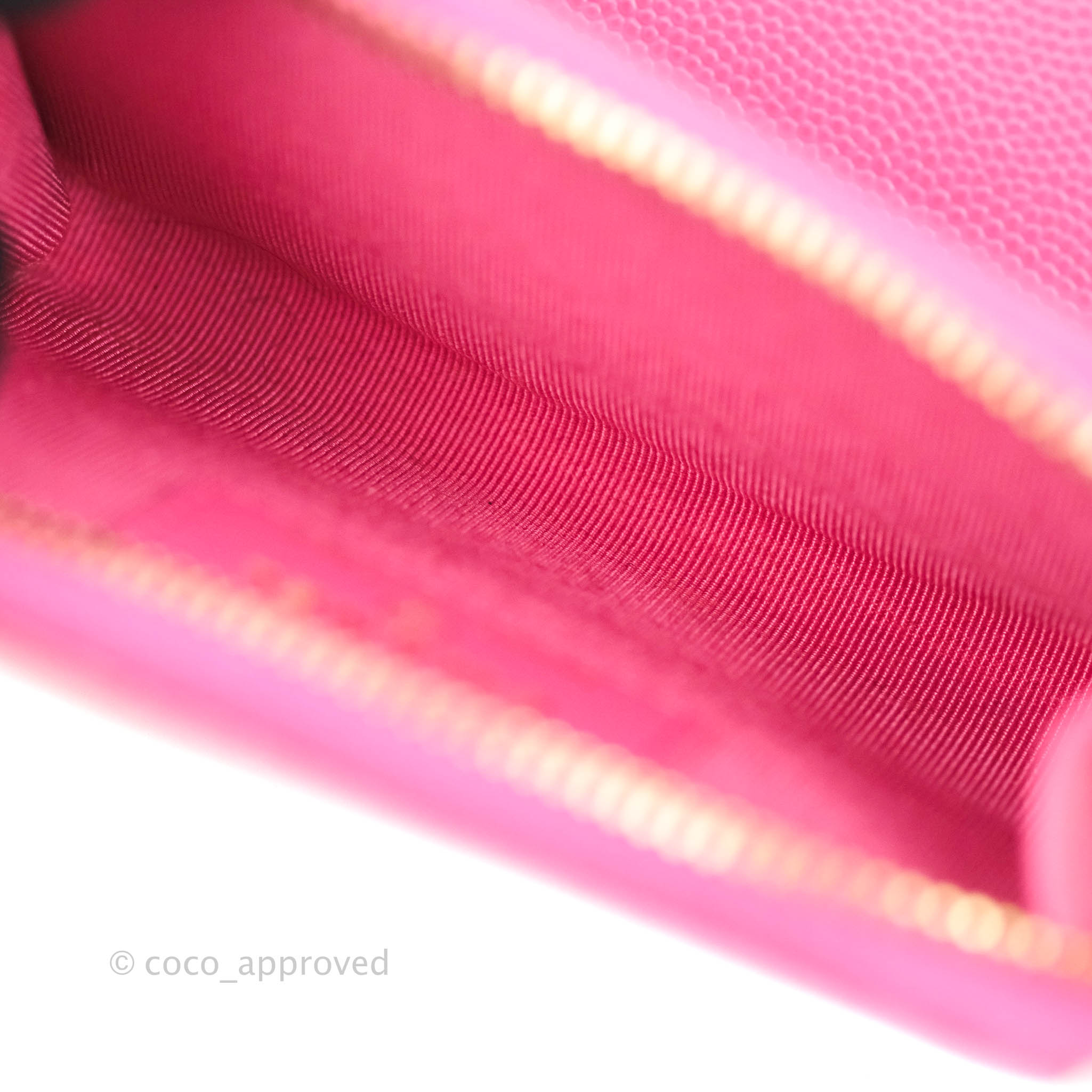 Louis Vuitton Zipped Coin Card Holder Wallet in Fuchsia Pink