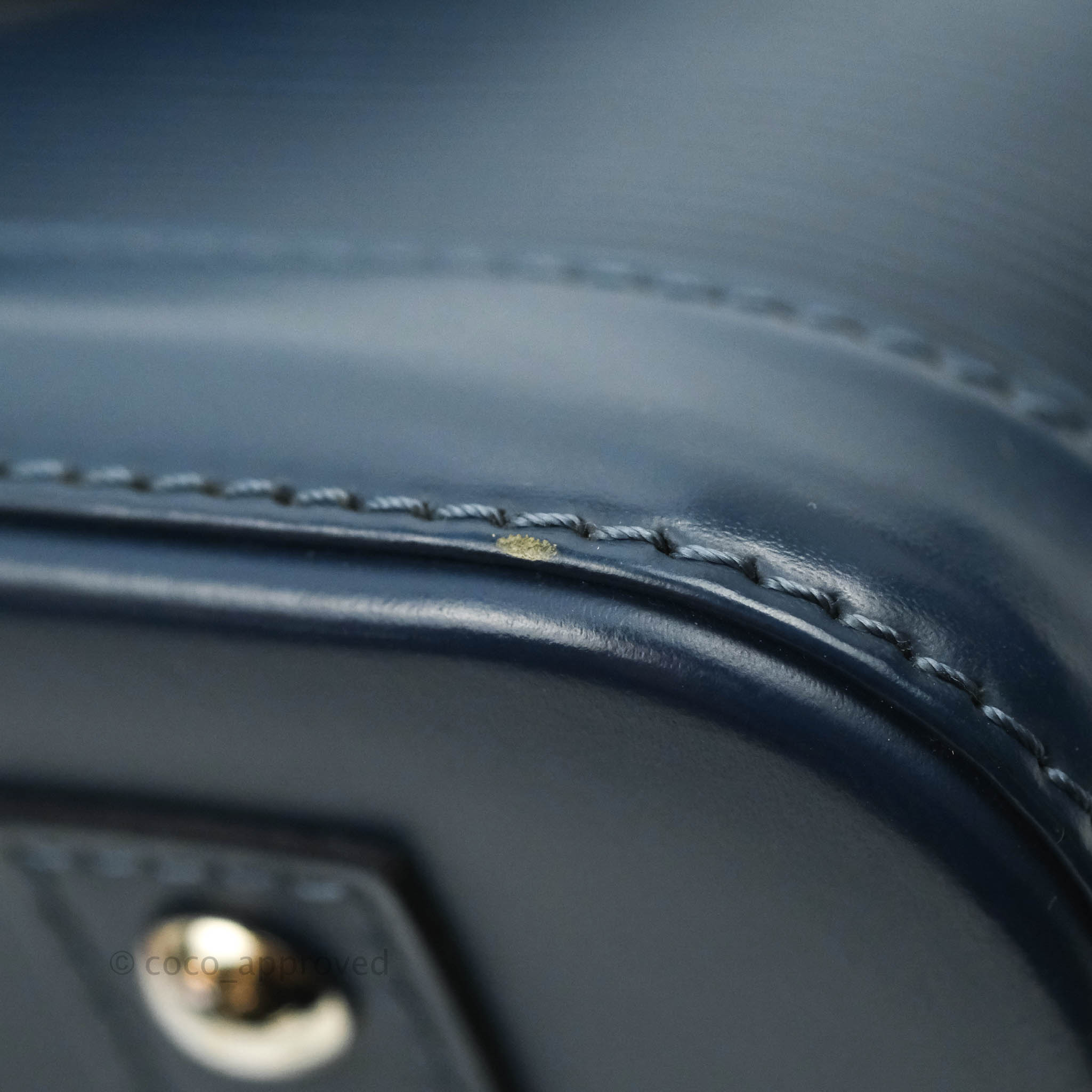 Louis Vuitton Epi Alma BB Navy Silver Hardware – Coco Approved Studio