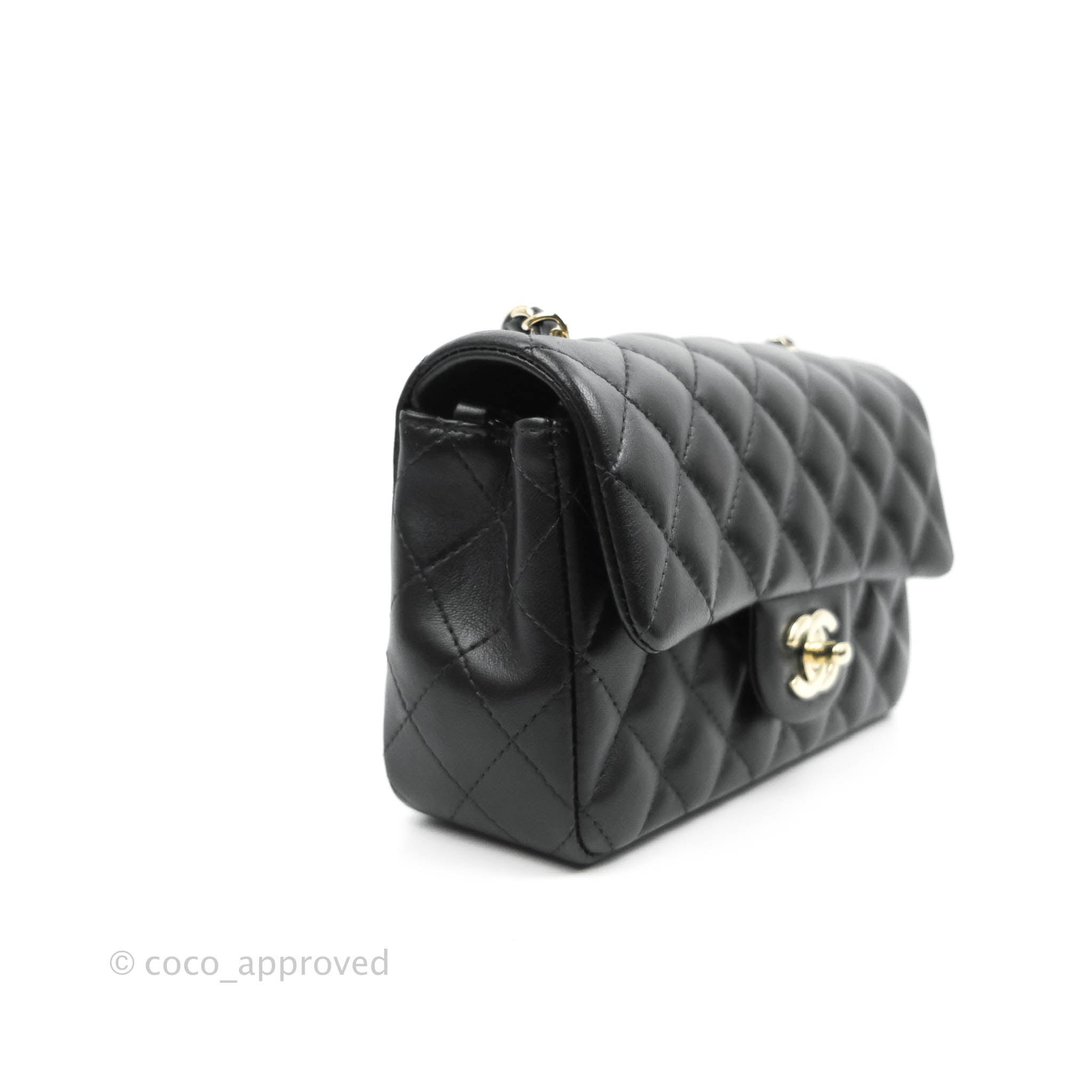 Túi Chanel 23C Mini Pouch đen lamskin LGHW 16cm best quality