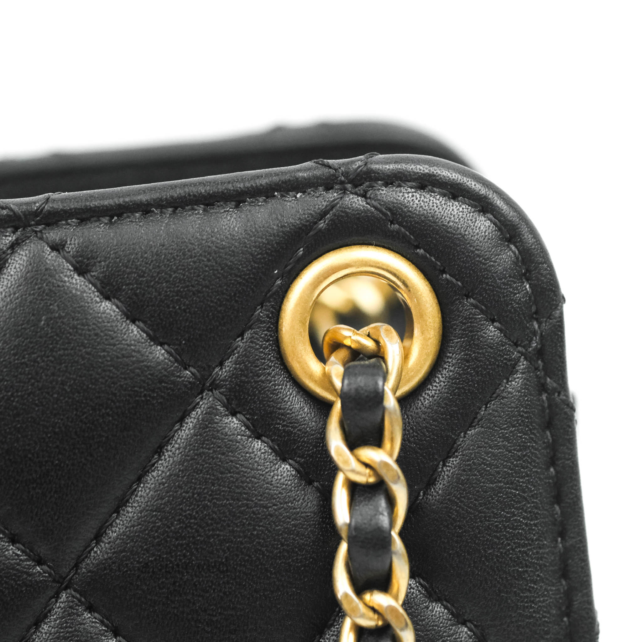 Chanel Backpack Quilted Calfskin Leather Gold-tone Black in Calfskin with  Gold-tone - US