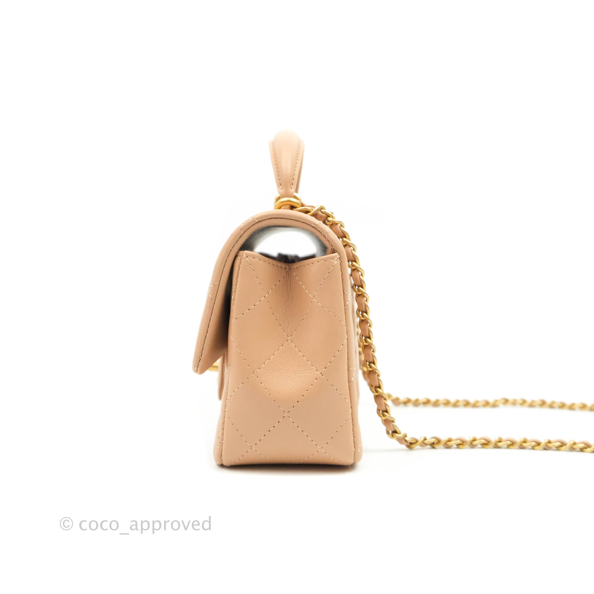 Cloth mini bag Chanel Beige in Cloth - 31906733