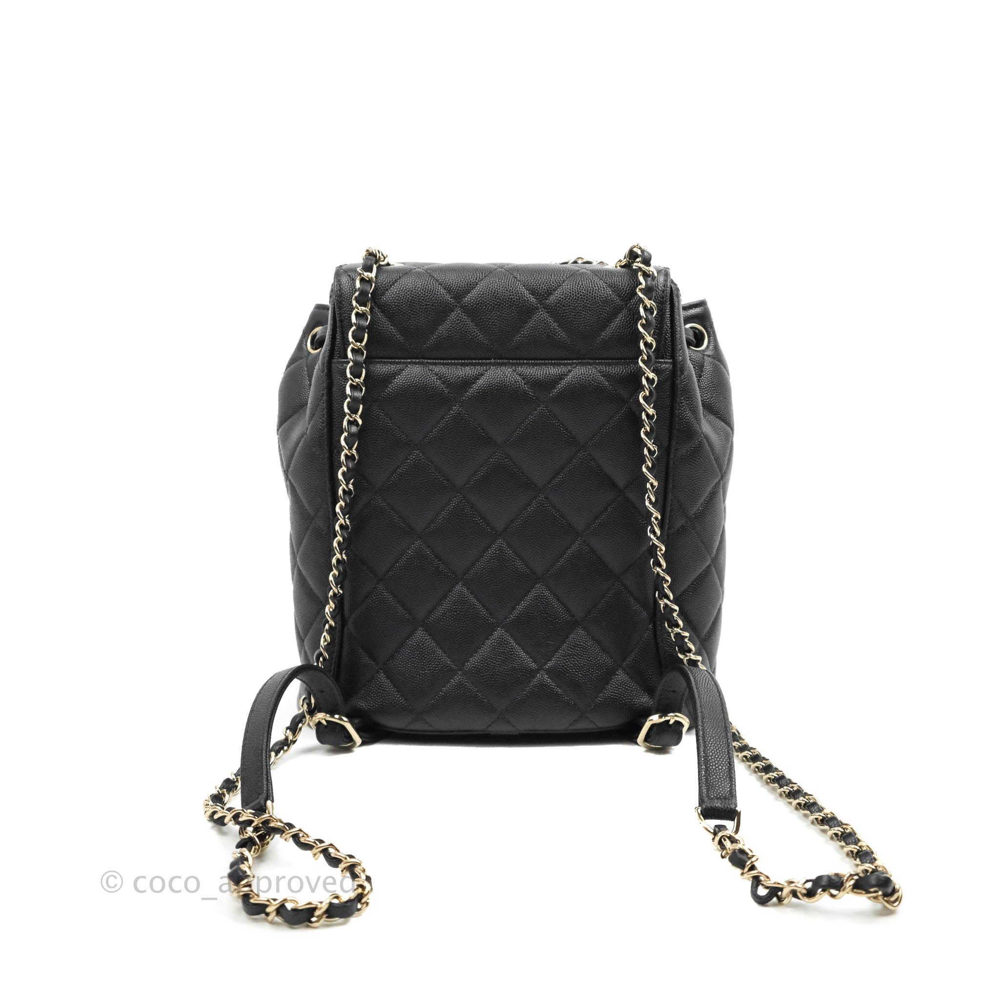 chanel quilted backpack purse