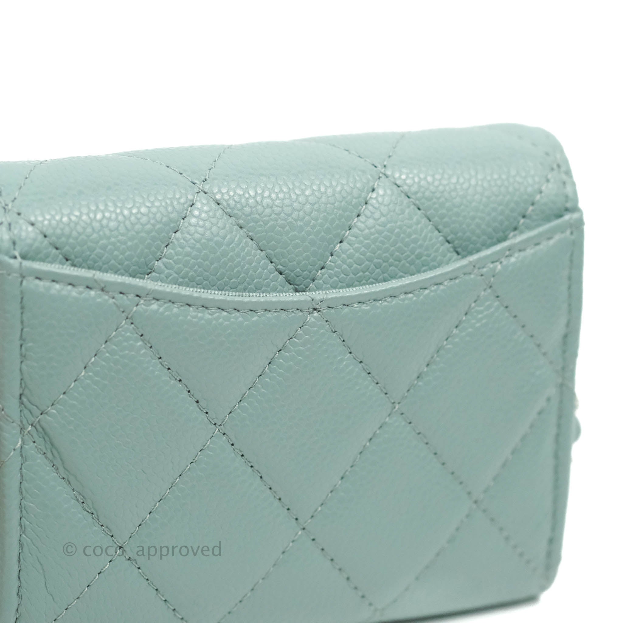 CHANEL Extra Mini Wallet on Chain Blue Calfskin – Clutch & Covet, LLC