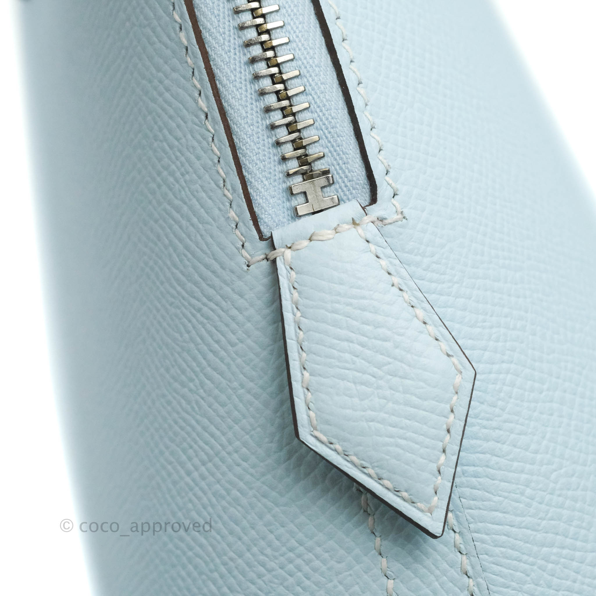 Hermes 1923 Bolide 25 Bleu France Epsom Palladium Hardware – Madison Avenue  Couture