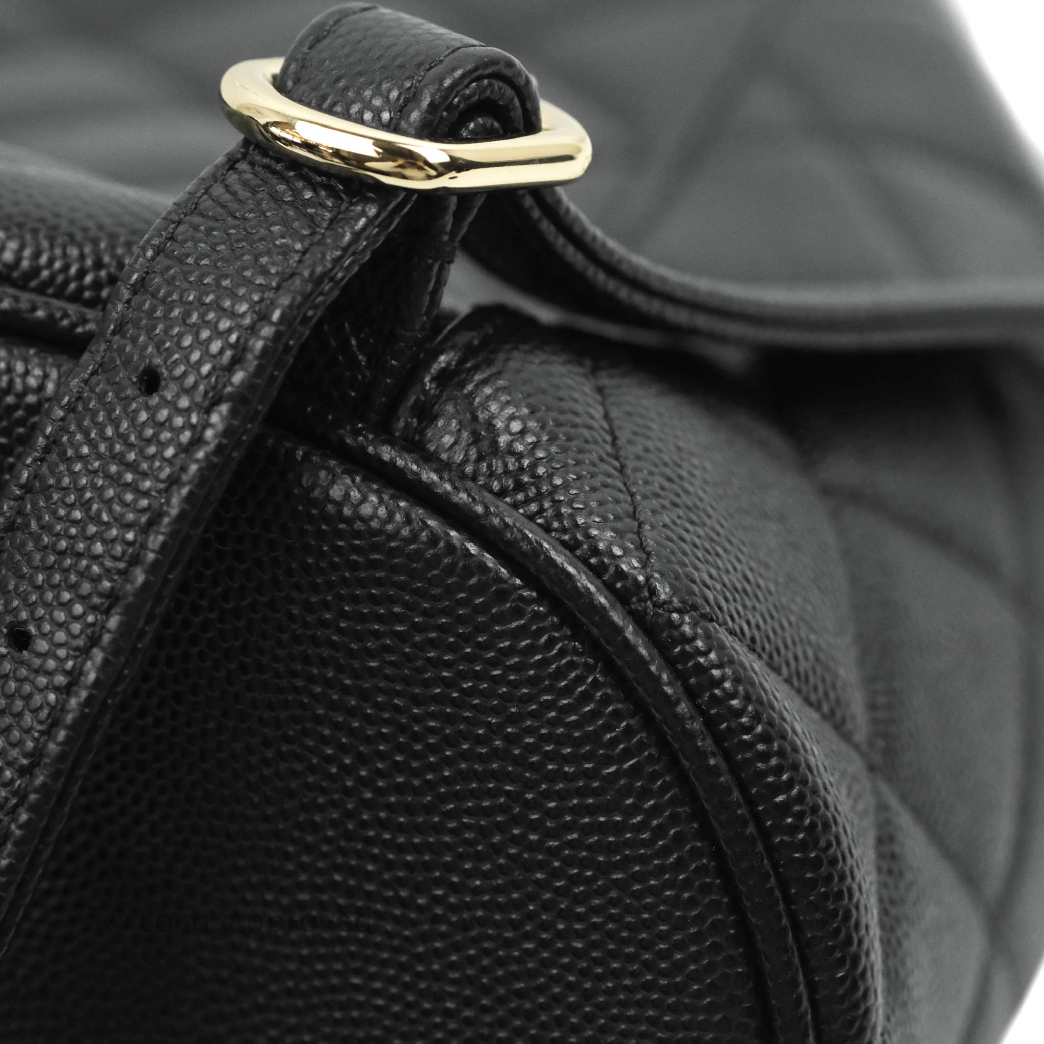 Chanel Quilted Black Caviar Duma Backpack Bag Gold Hardware 20C – Coco  Approved Studio