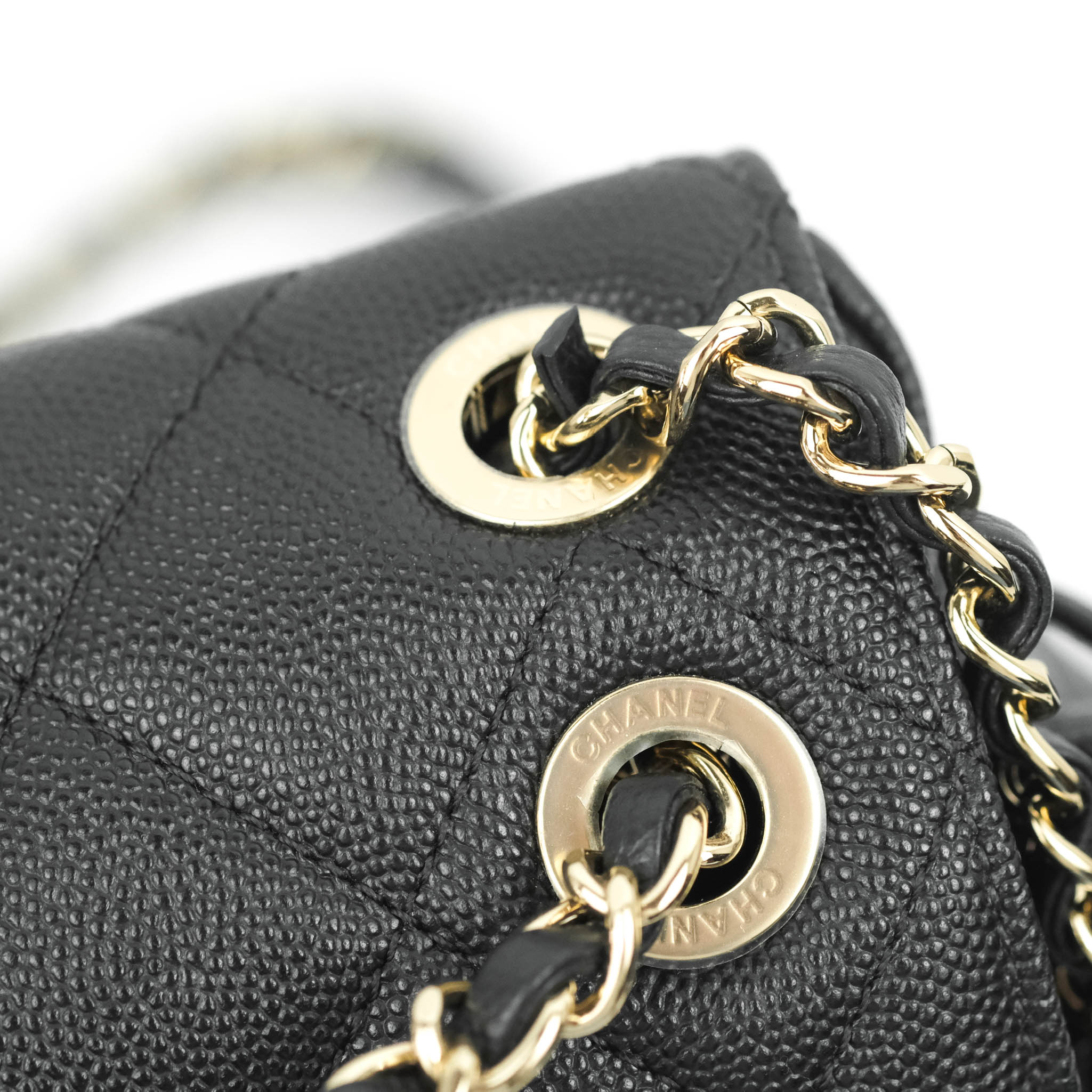 Chanel Quilted Black Caviar Duma Backpack Bag Gold Hardware 20C – Coco  Approved Studio