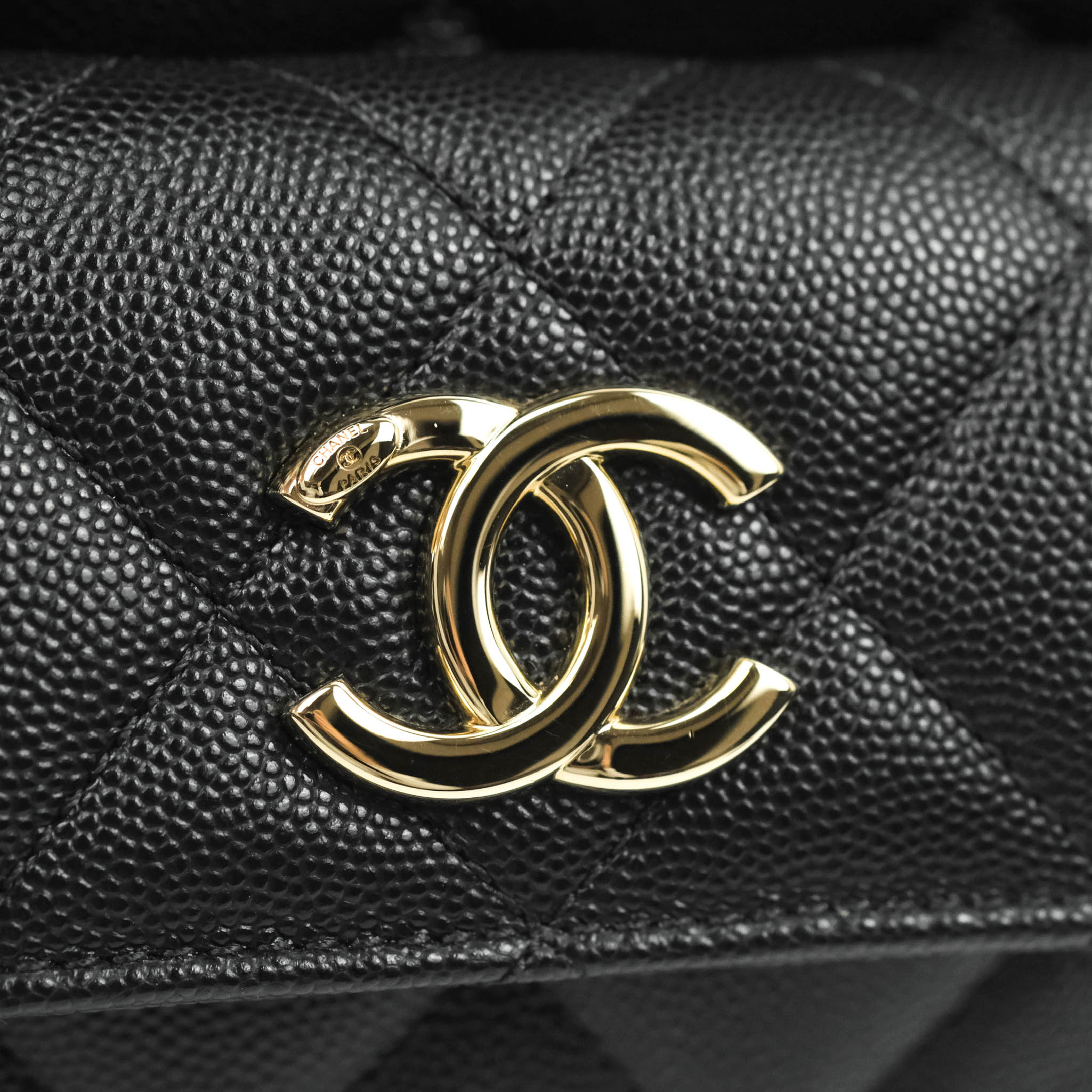 Chanel Quilted Black Caviar Duma Backpack Bag Gold Hardware 20C – Coco  Approved Studio