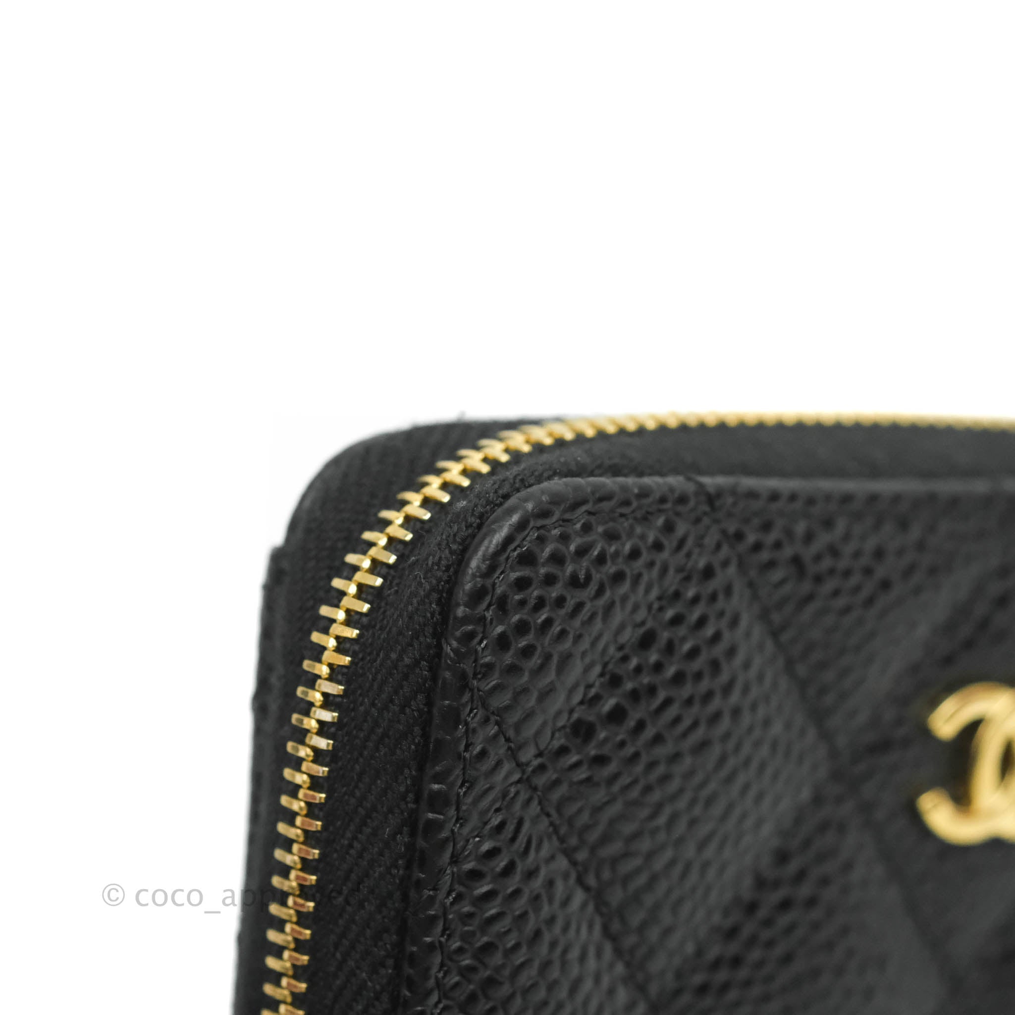 Chanel Caviar Leather Boy Zip Coin Purse (SHF-22675) – LuxeDH