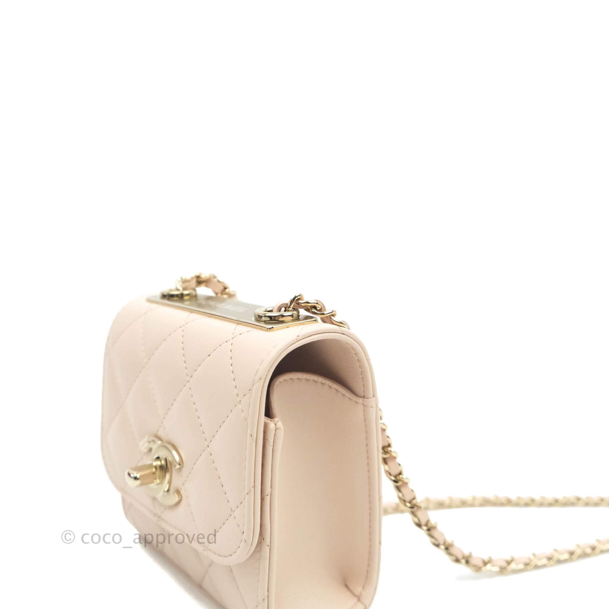 Chanel mini trendy online cc clutch on chain